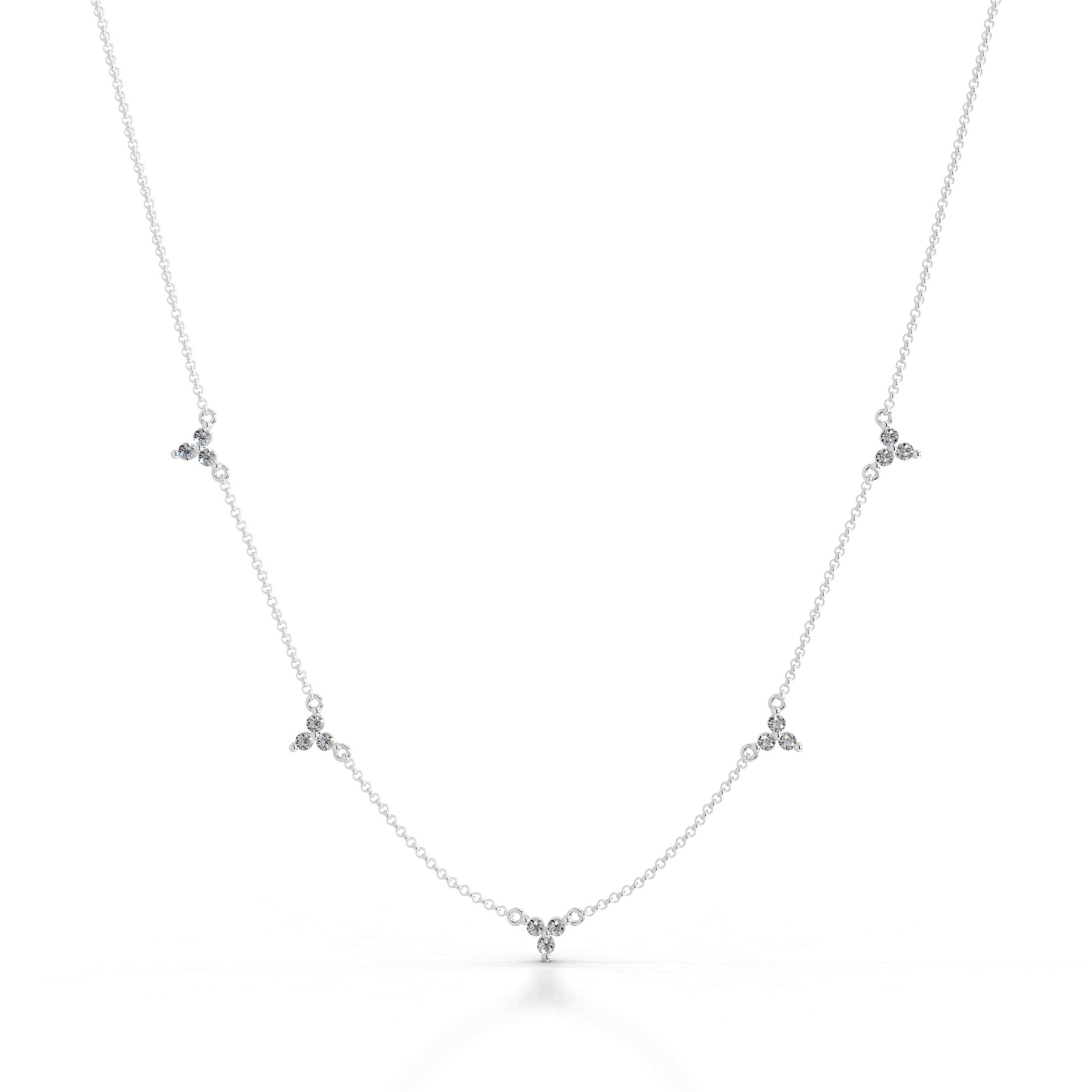 Seraphina Diamond Chain Collier - 14K White Gold、mySite、hinf8tx79