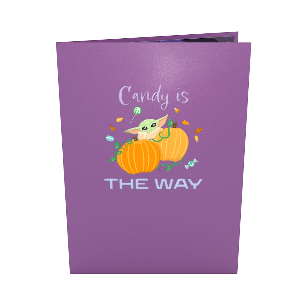 Star Wars™ The Mandalorian™ Grogu™ Candy is the Way Pop-Up Card、mySite、solidvoid