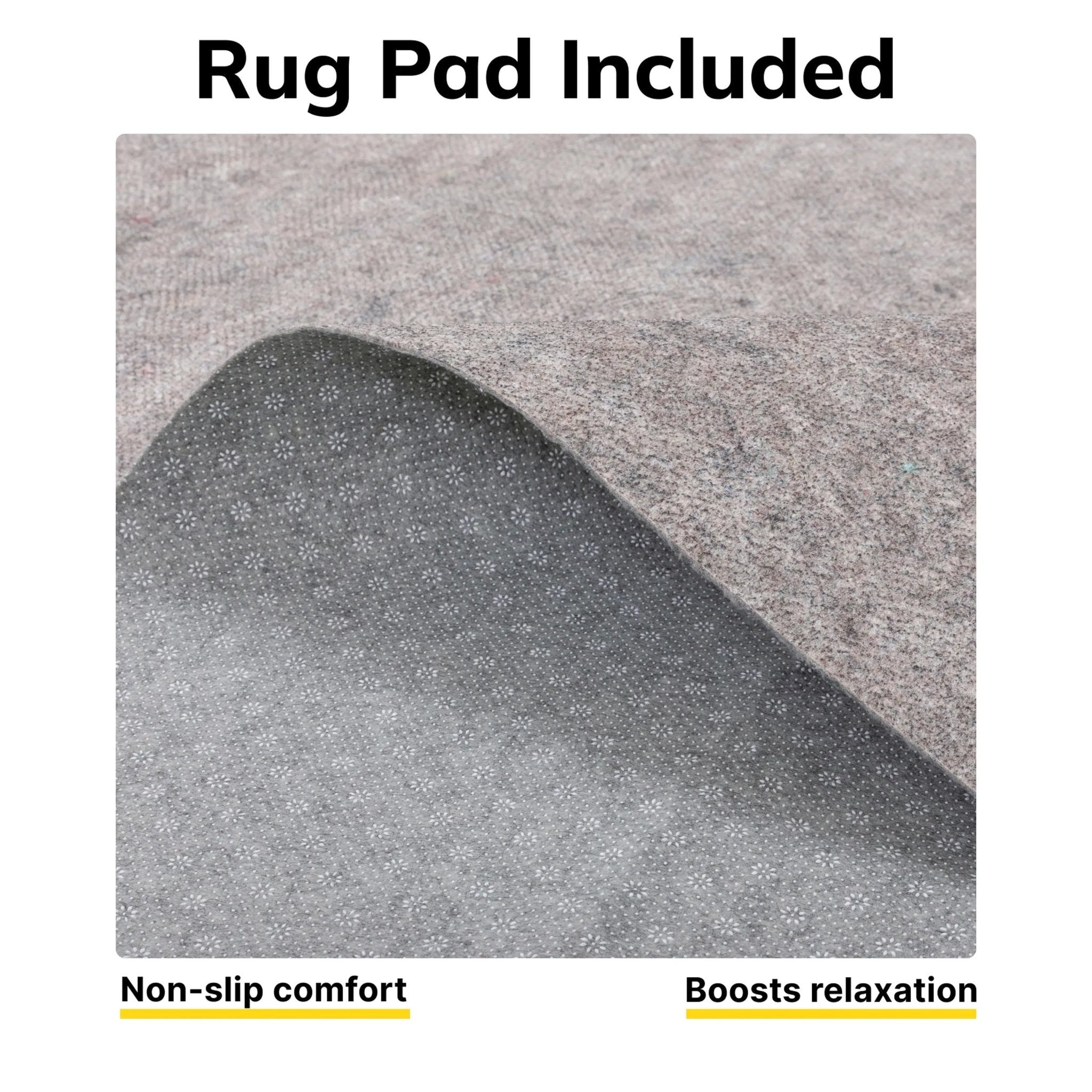 Asha 2-in-1 Odette Vintage Flat-Weave Rug + Rug Pad Included、mySite、gigharbornorthrealestate