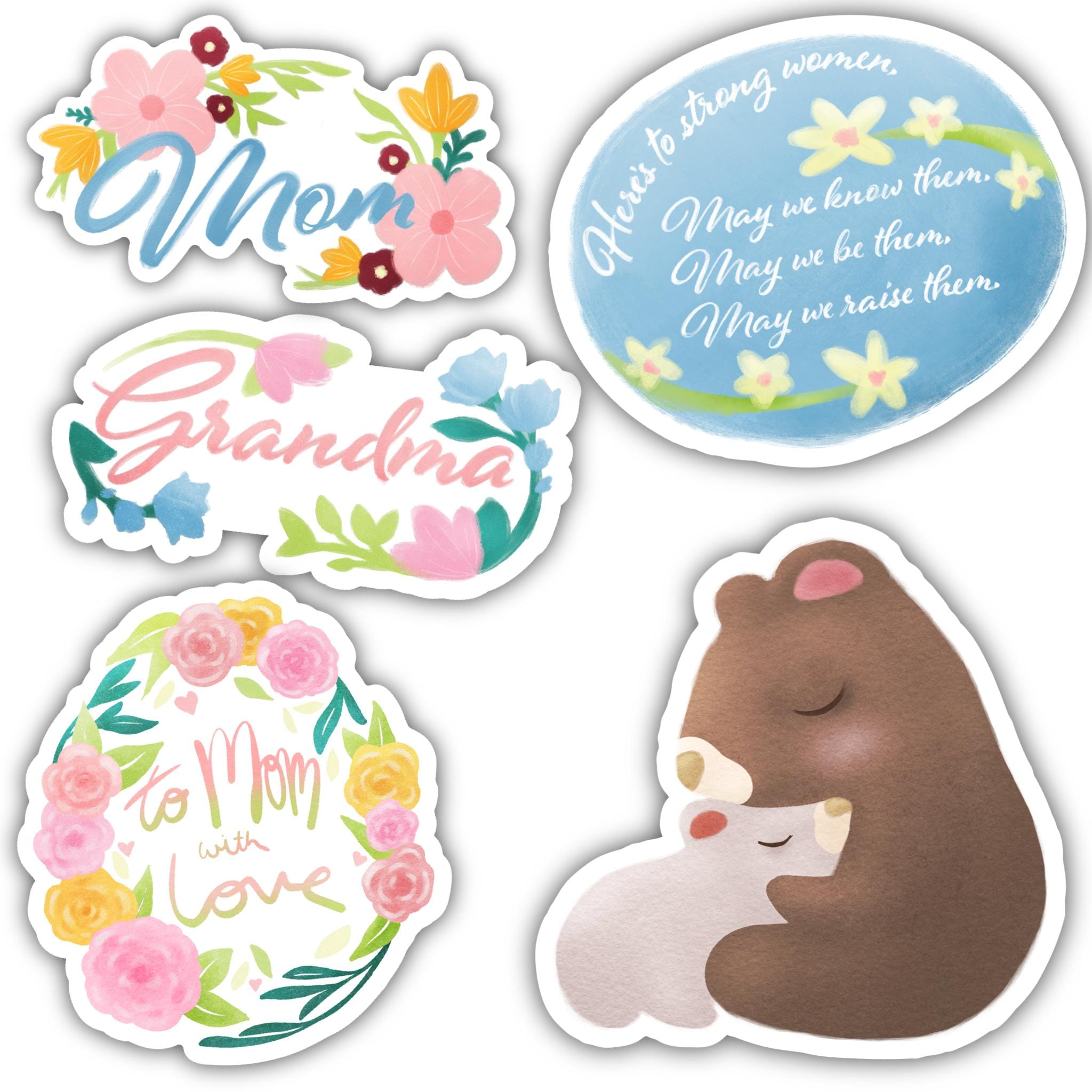  Mom Sticker 5 Pack、mySite、elrpsem3k