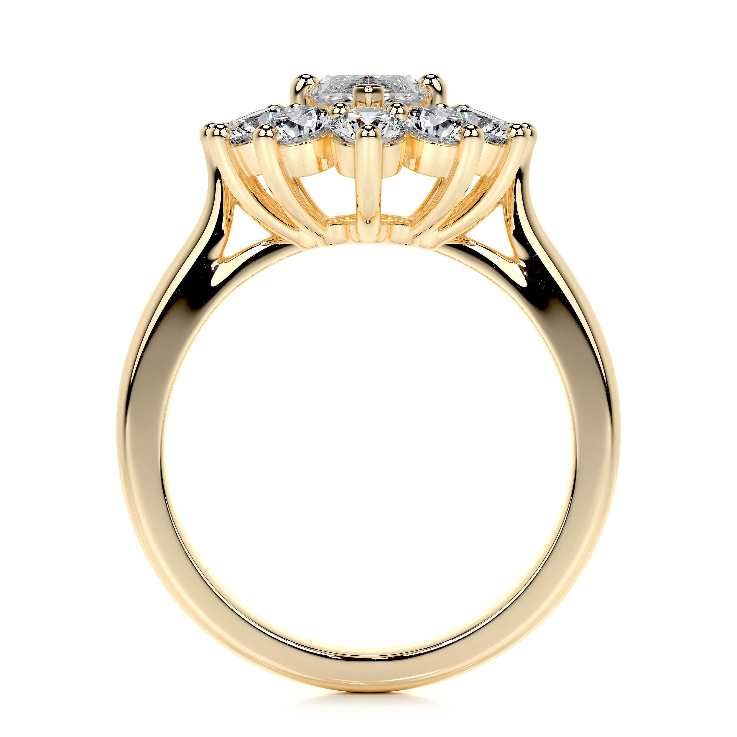 Yali Lab Grown Diamond Ring -18K Yellow Gold、mySite、hinf8tx79