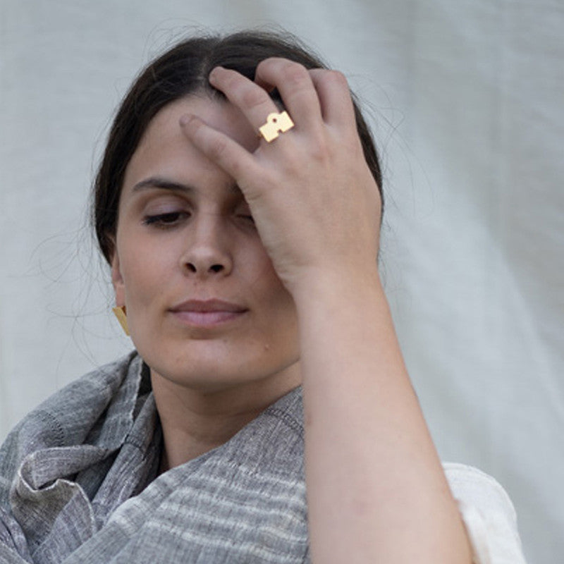 Brass Gori Ring | Women、mySite、camillekostekn