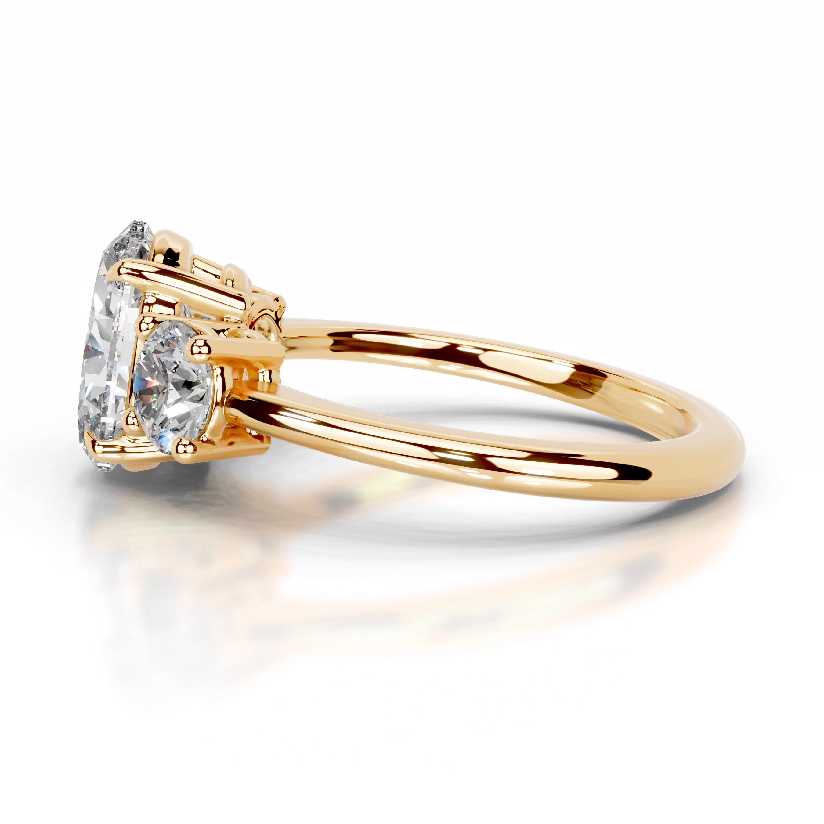 Emanuela Diamond Engagement Ring - 18K Yellow Gold、mySite、hinf8tx79
