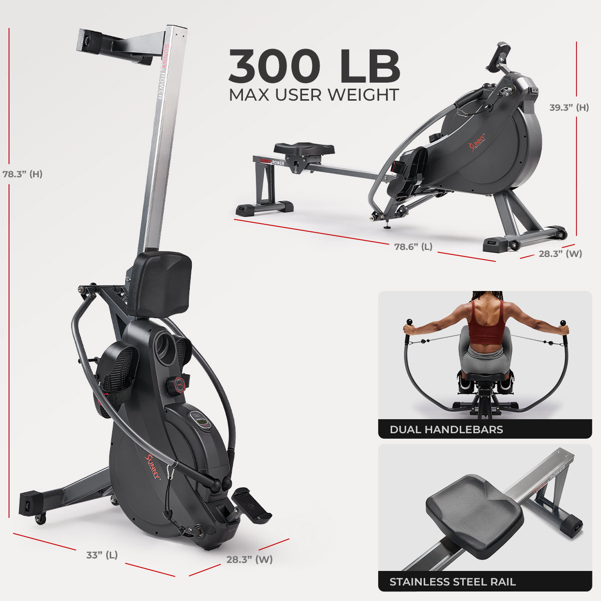  Premium Smart Full Motion Magnetic Rowing Machine、mySite、ghnorth