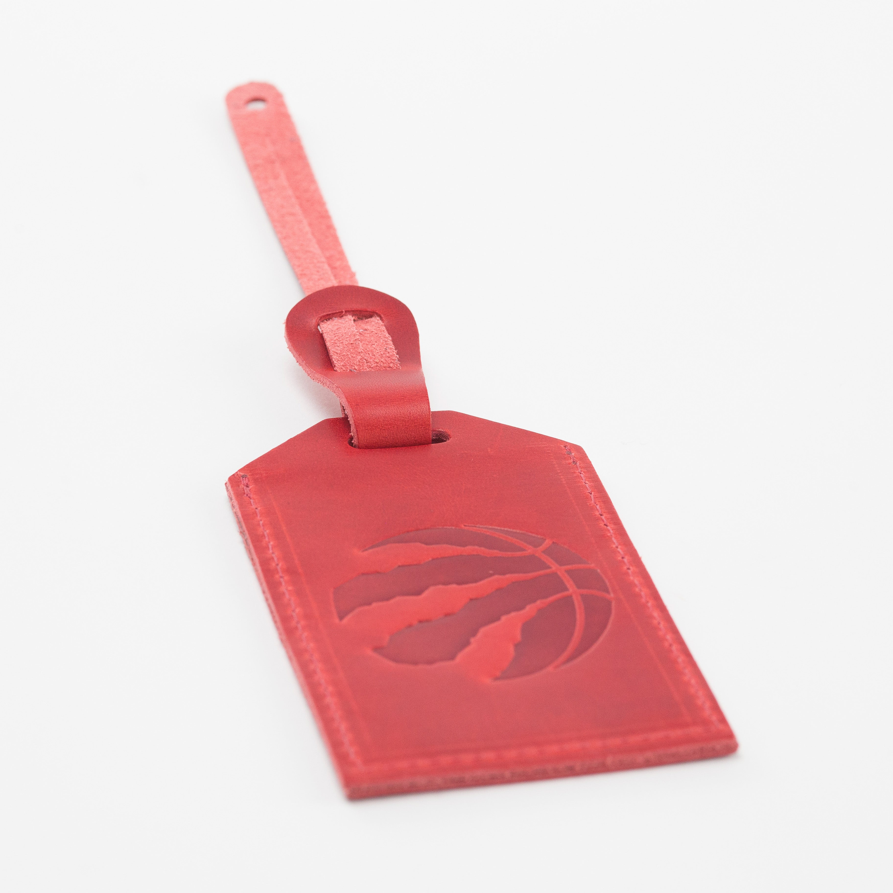 Part Logo Leather Luggage Tag