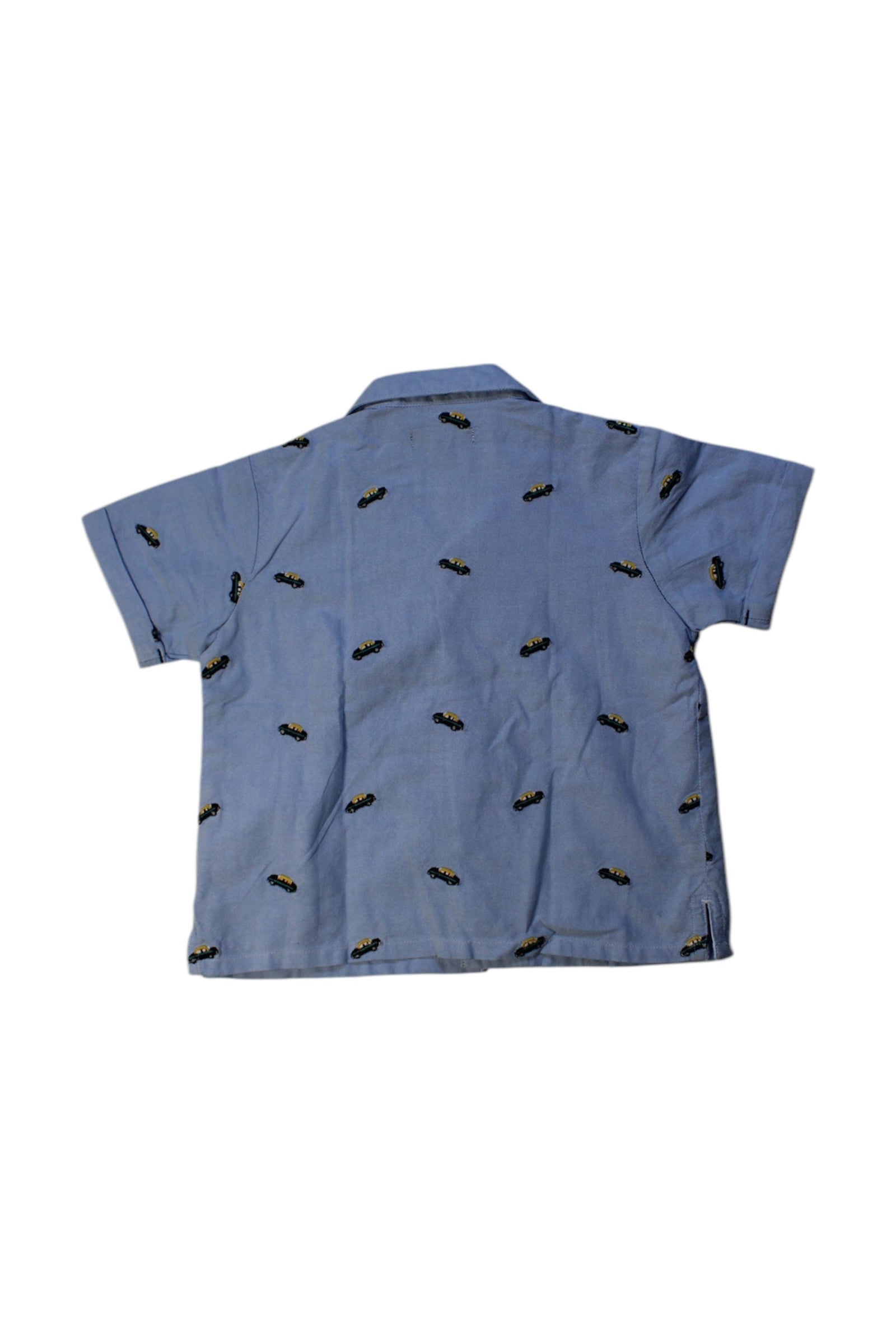 Velveteen Button-Down Short Sleeve Shirt 3T、mySite、g9winljtr