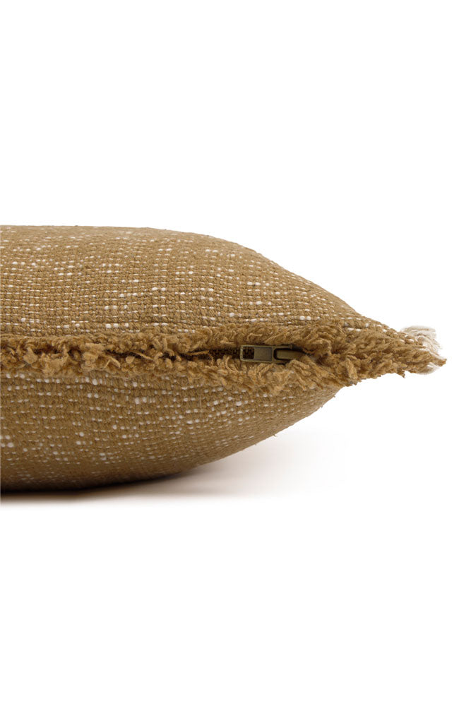 Handloom Square Cushion Ochre、mySite、gigharbornorthrealestate