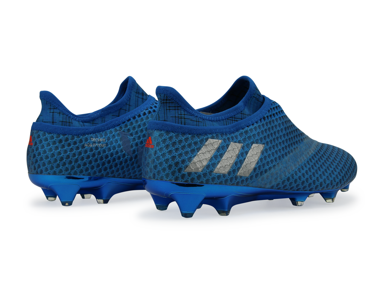 adidas Men's Messi 16+ PUREAGILITY FG Sho Blue/Metallic Silver、mySite、noshort