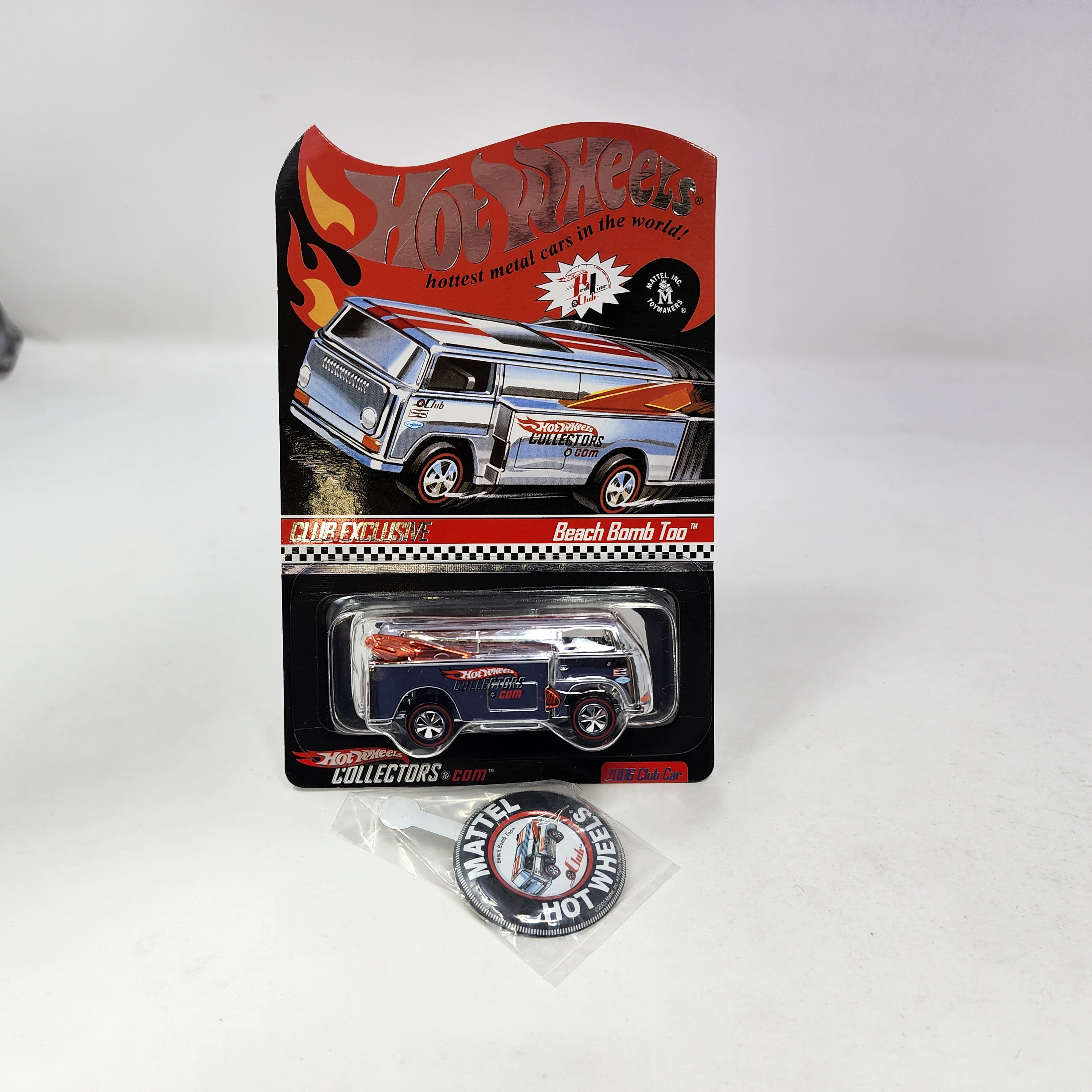 Beach Bomb Too CHROME * Hot Wheels Red Line Club RLC Exclusive、mySite、hgirdovlk