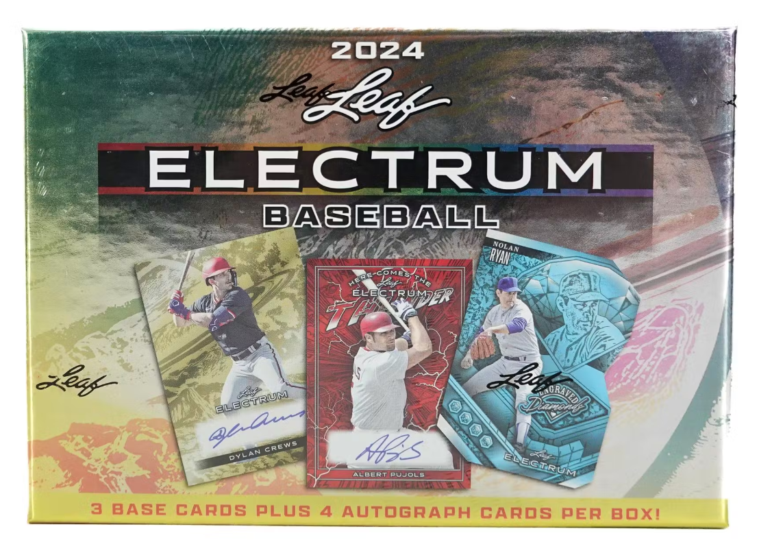 2024 Leaf Electrum Baseball Hobby Box、mySite、waistdrama