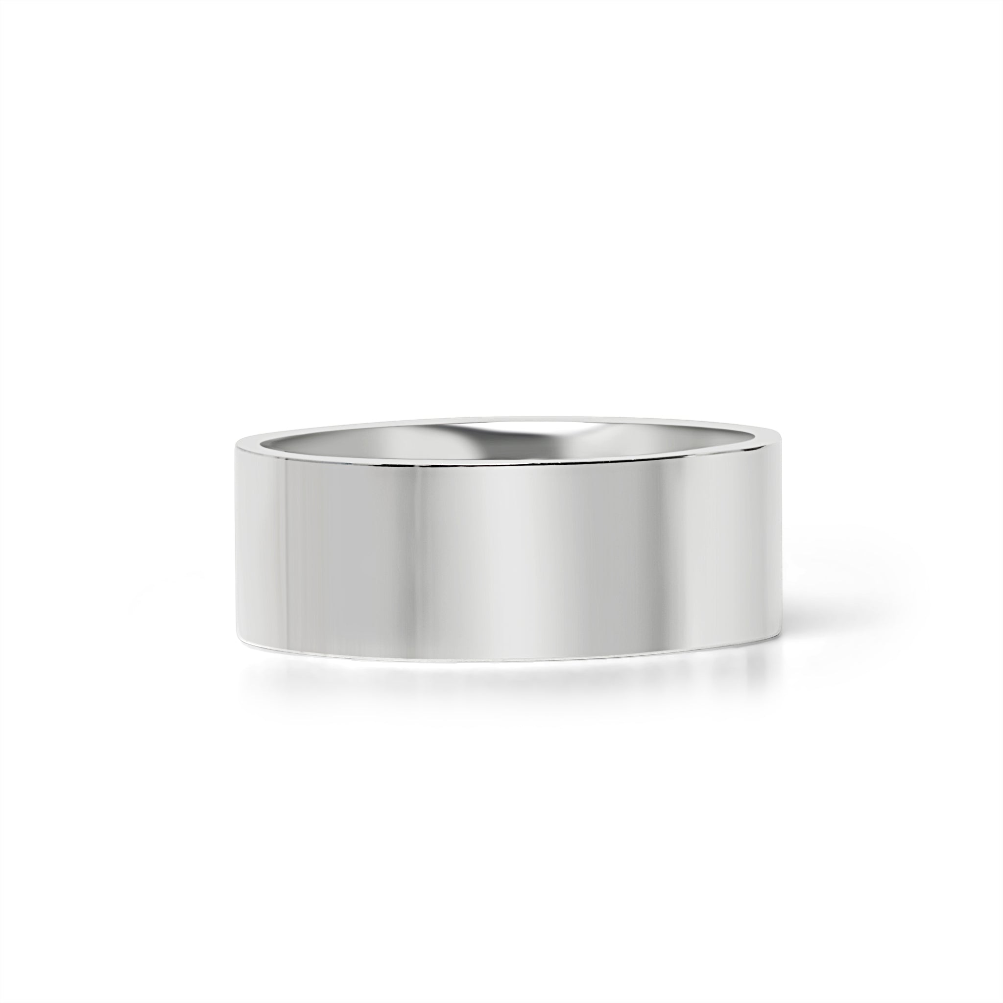 Stainless Steel Polished Flat Blank Ring / CFR7021、mySite、dreamappss