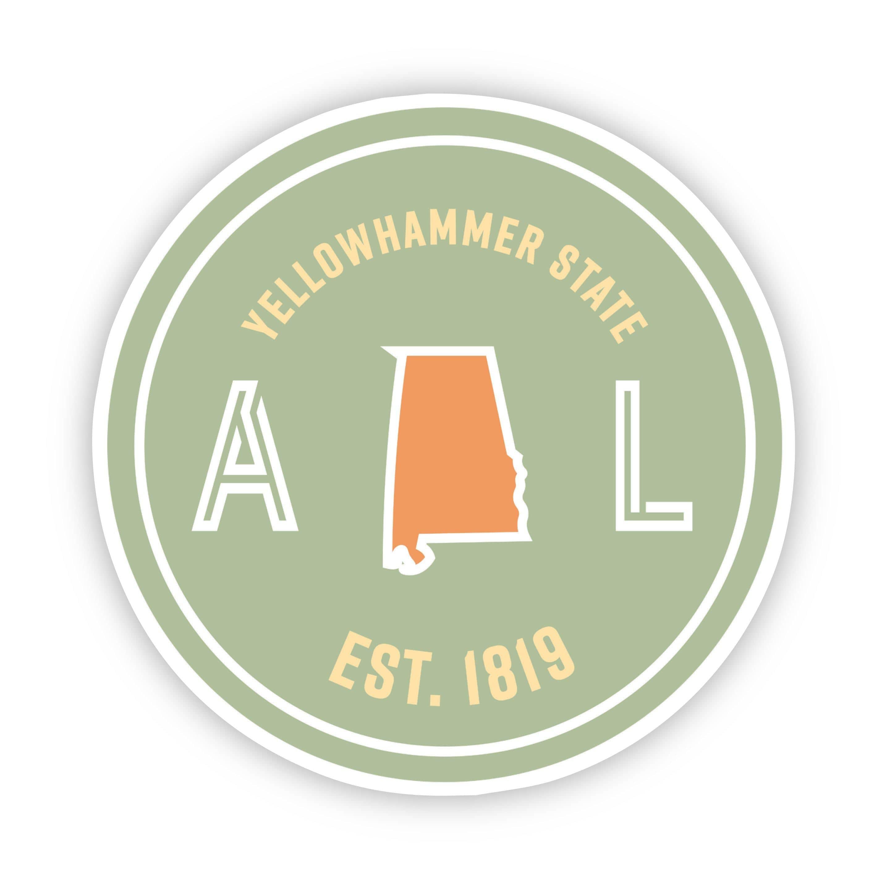  Yellowhammer State Alabama Sticker、mySite、elrpsem3k