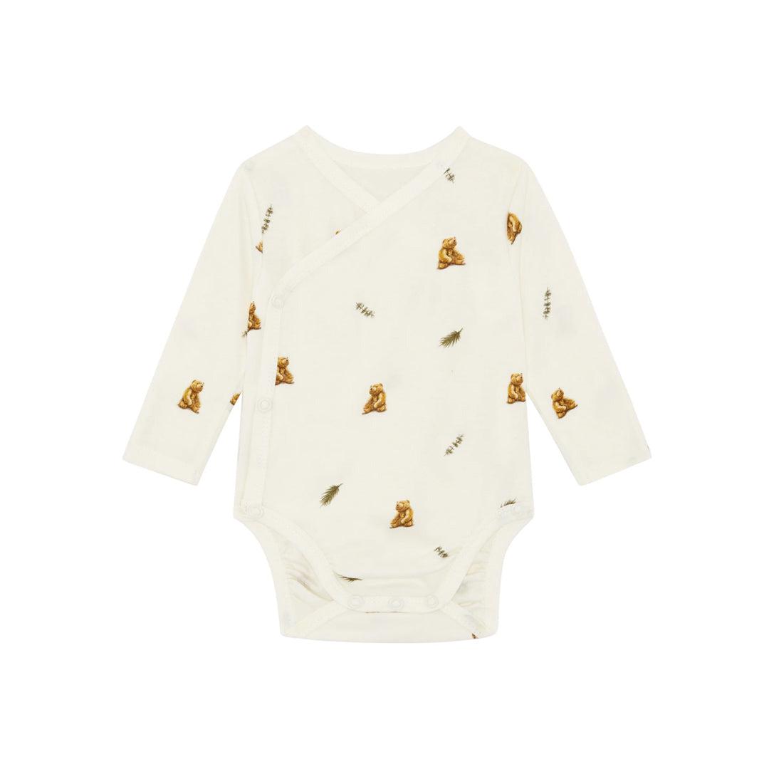  Rosa & Blue Long Bodysuit - Brown Bear、mySite、merchandisen