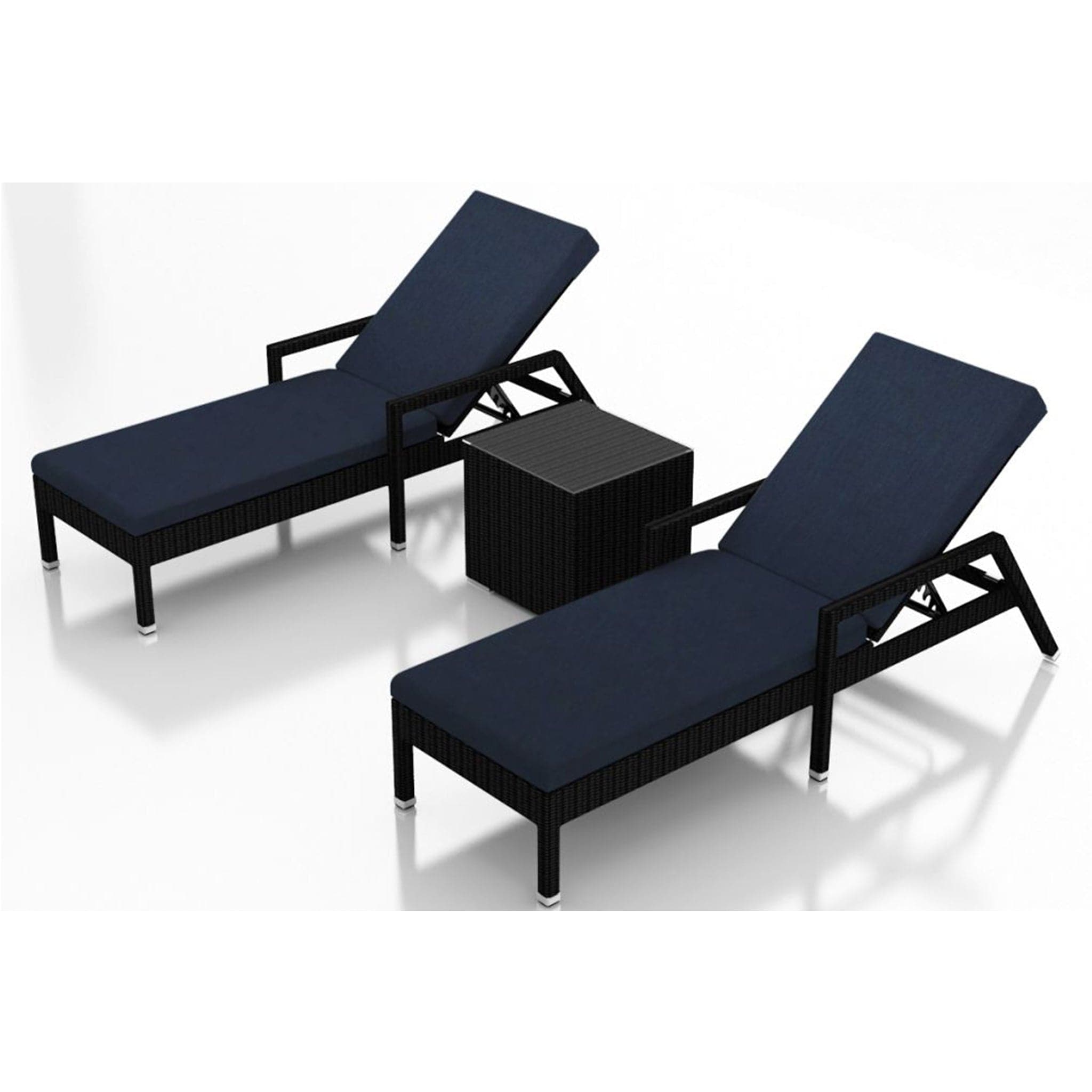 Urbana 3 Piece Reclining Chaise Lounge Set、mySite、neckold