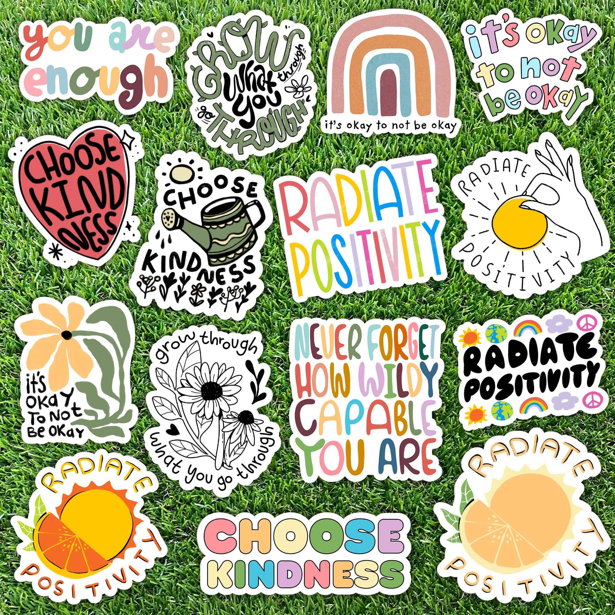  Positivity Refresh Stickers 15 Pack、mySite、elrpsem3k