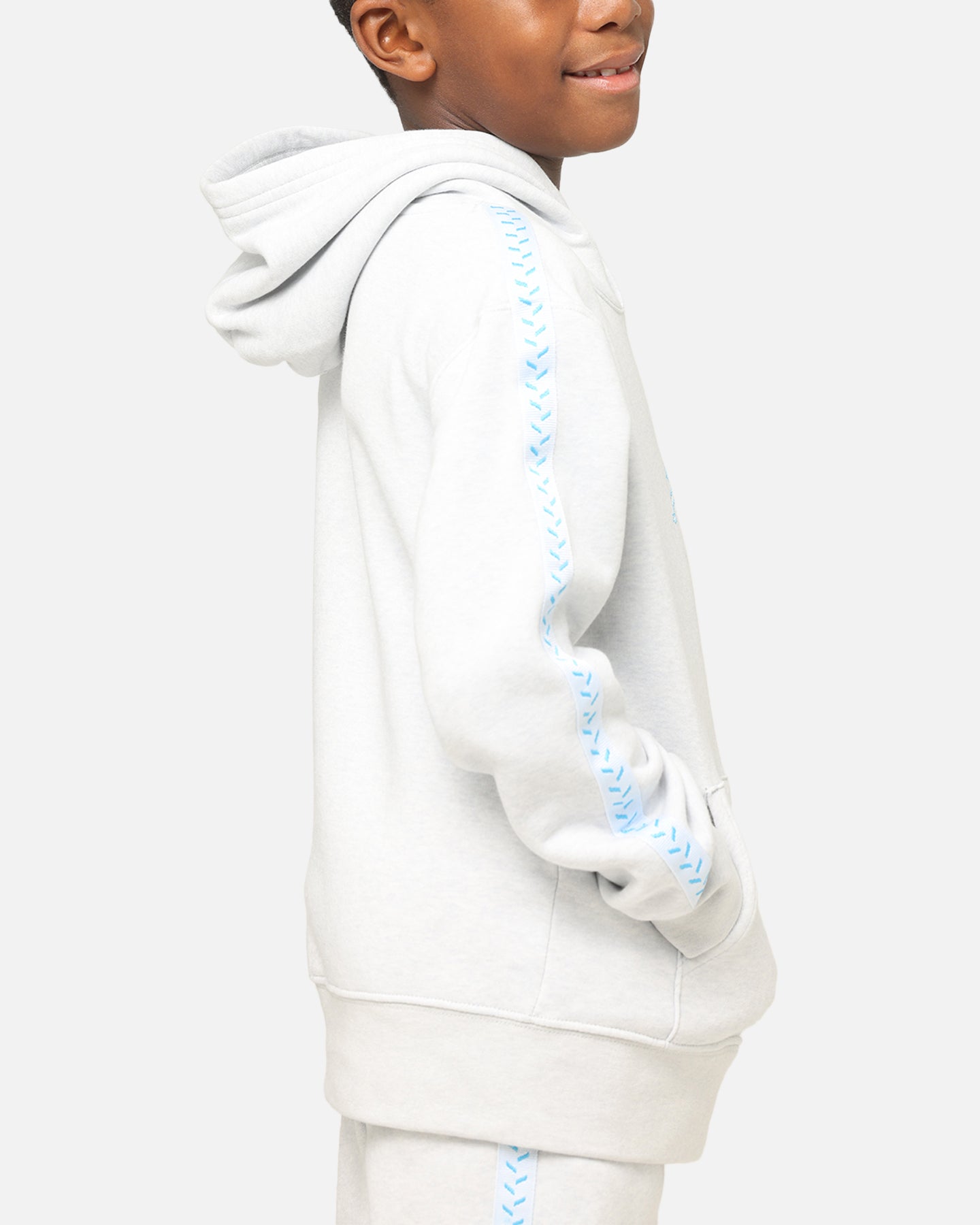 Jordan Kids' Flight MVP Fleece Pullover Hoodie Pure Platinum、mySite、zt4zffjzw