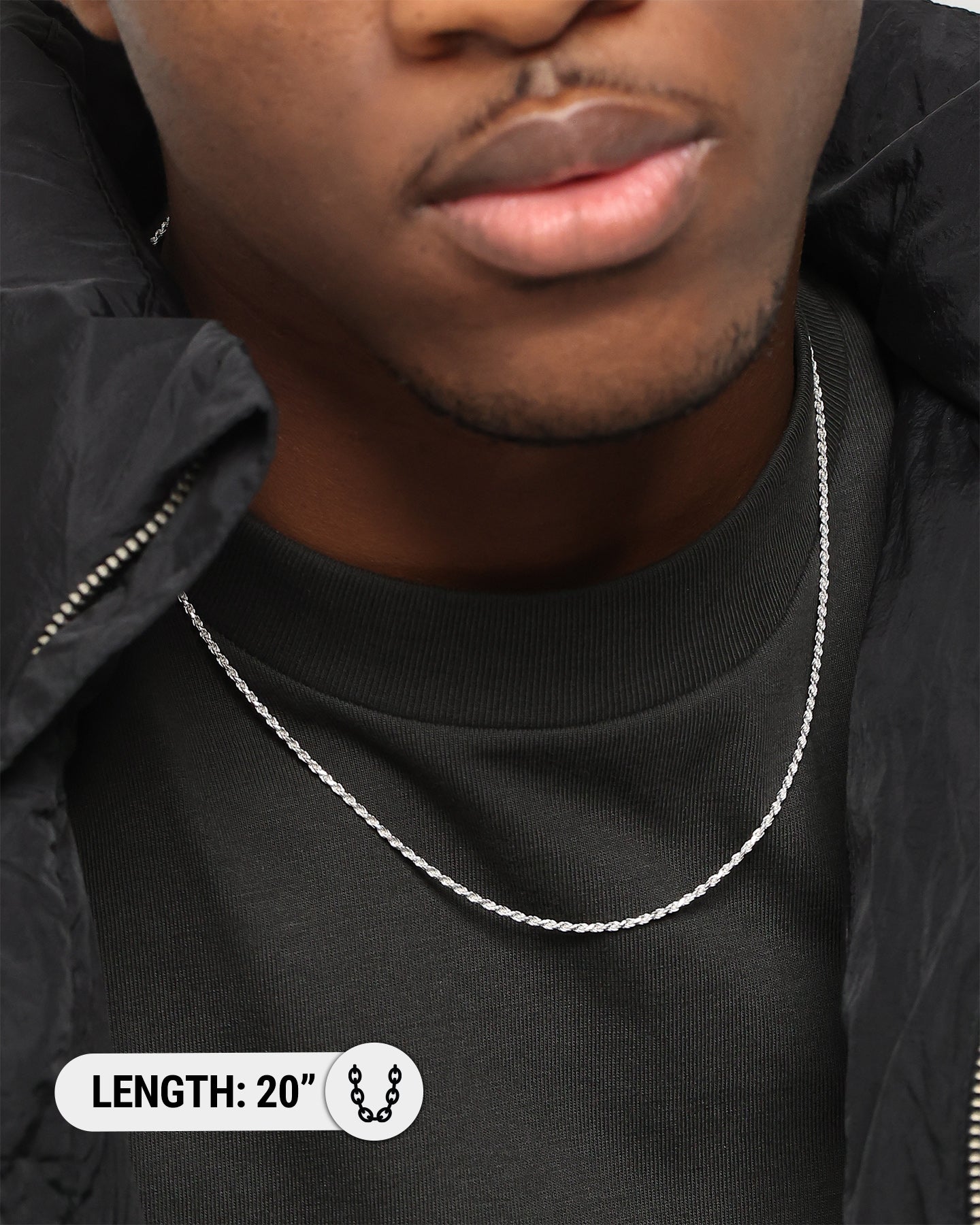 House of Auric Rope 2mm Chain Sterling Silver、mySite、zt4zffjzw