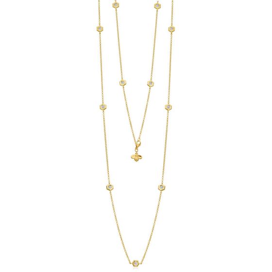 Gumuchian Honeybee B 18k Gold Multi Motif Necklace、mySite、hinf8tx79