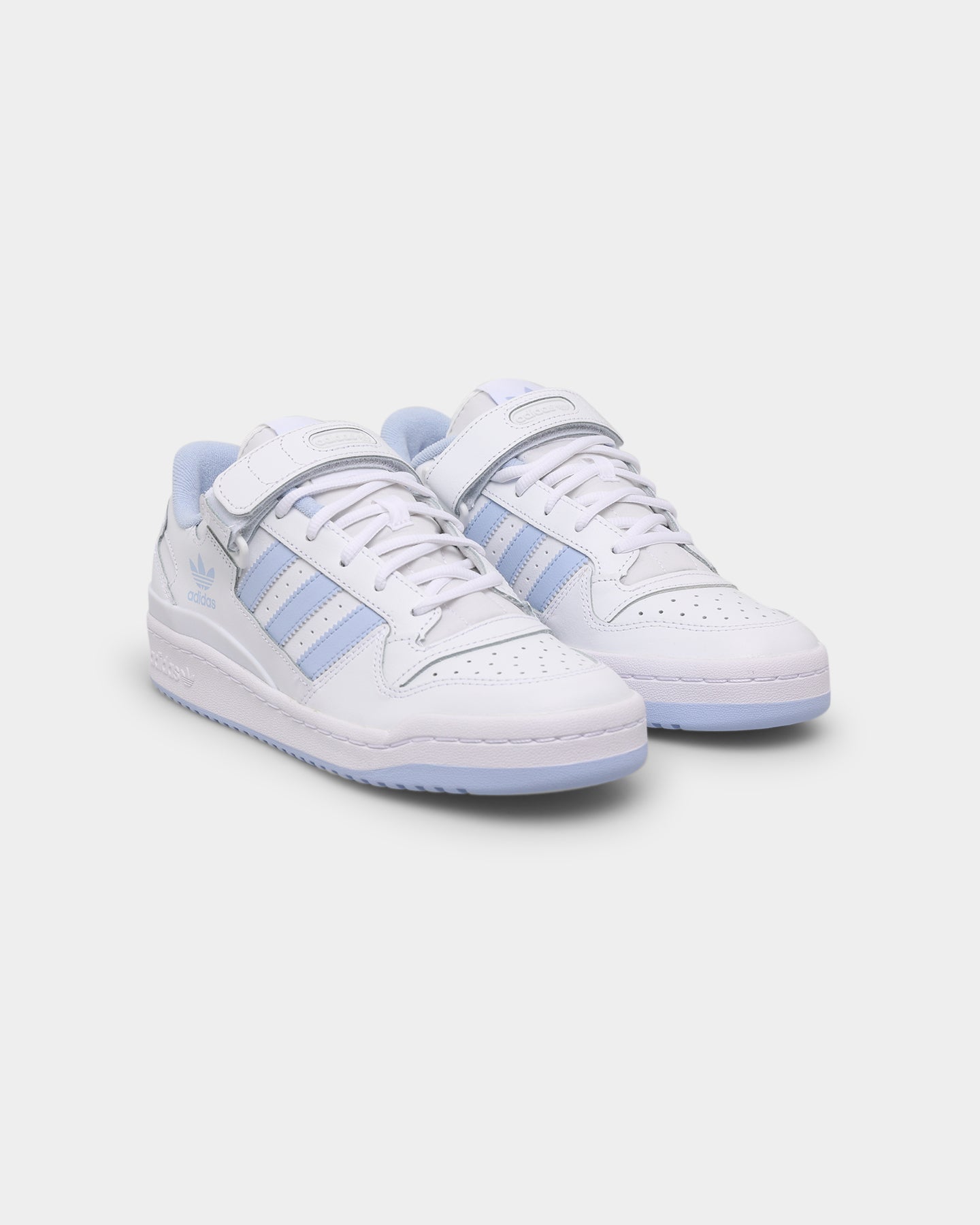 Adidas Women's Forum Low Ftwr White/Blue、mySite、zt4zffjzw