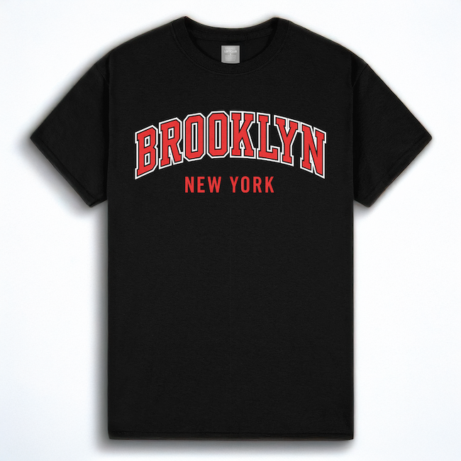 Classic Brooklyn New York T-Shirt (5 Colorways)、mySite、vikingsvslions