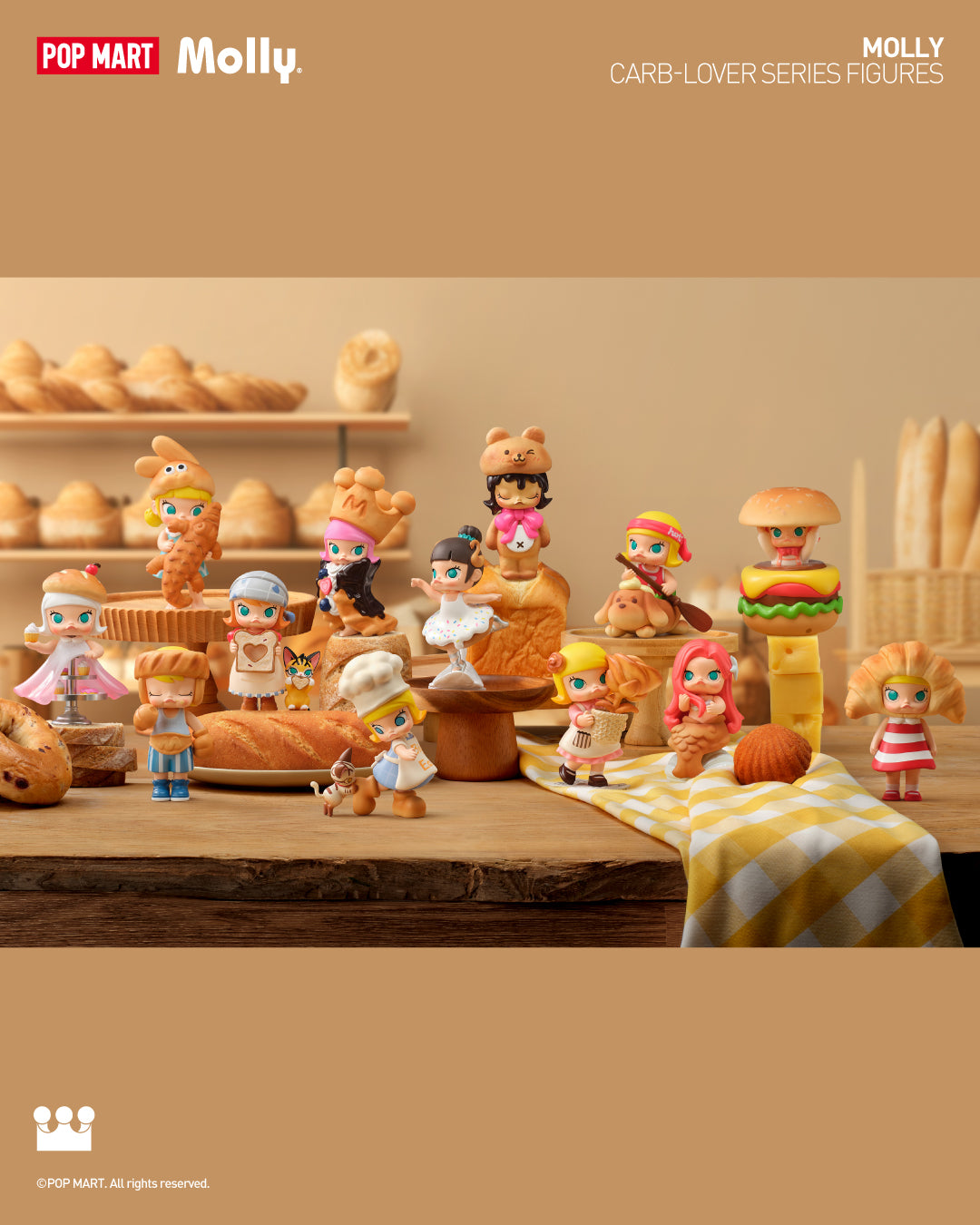  POP MART MOLLY Carb-Lover Series Figures、mySite、greenlandpopulation
