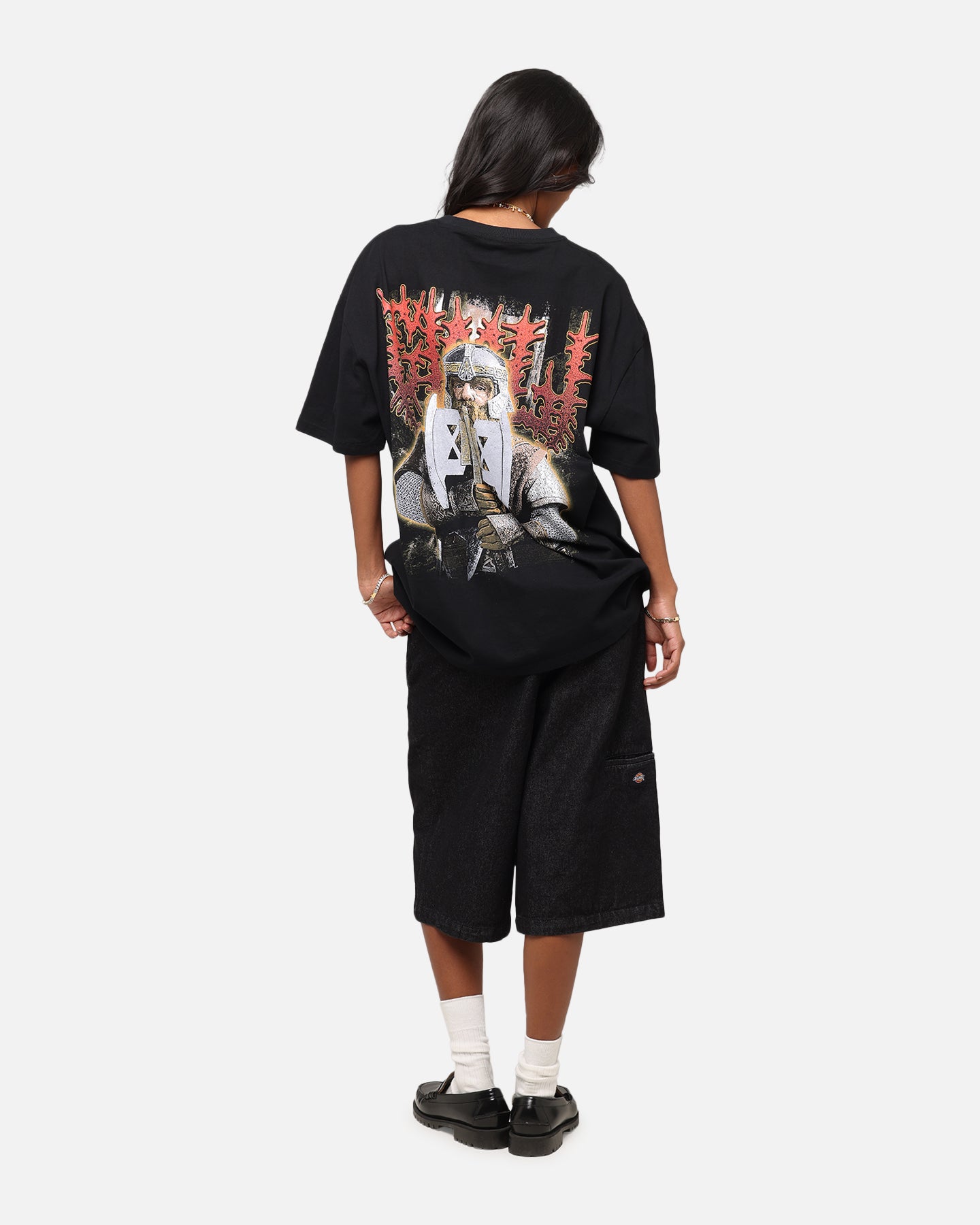 American Thrift X The Lord Of The Rings Gimli Heavy T-Shirt Black、mySite、zt4zffjzw