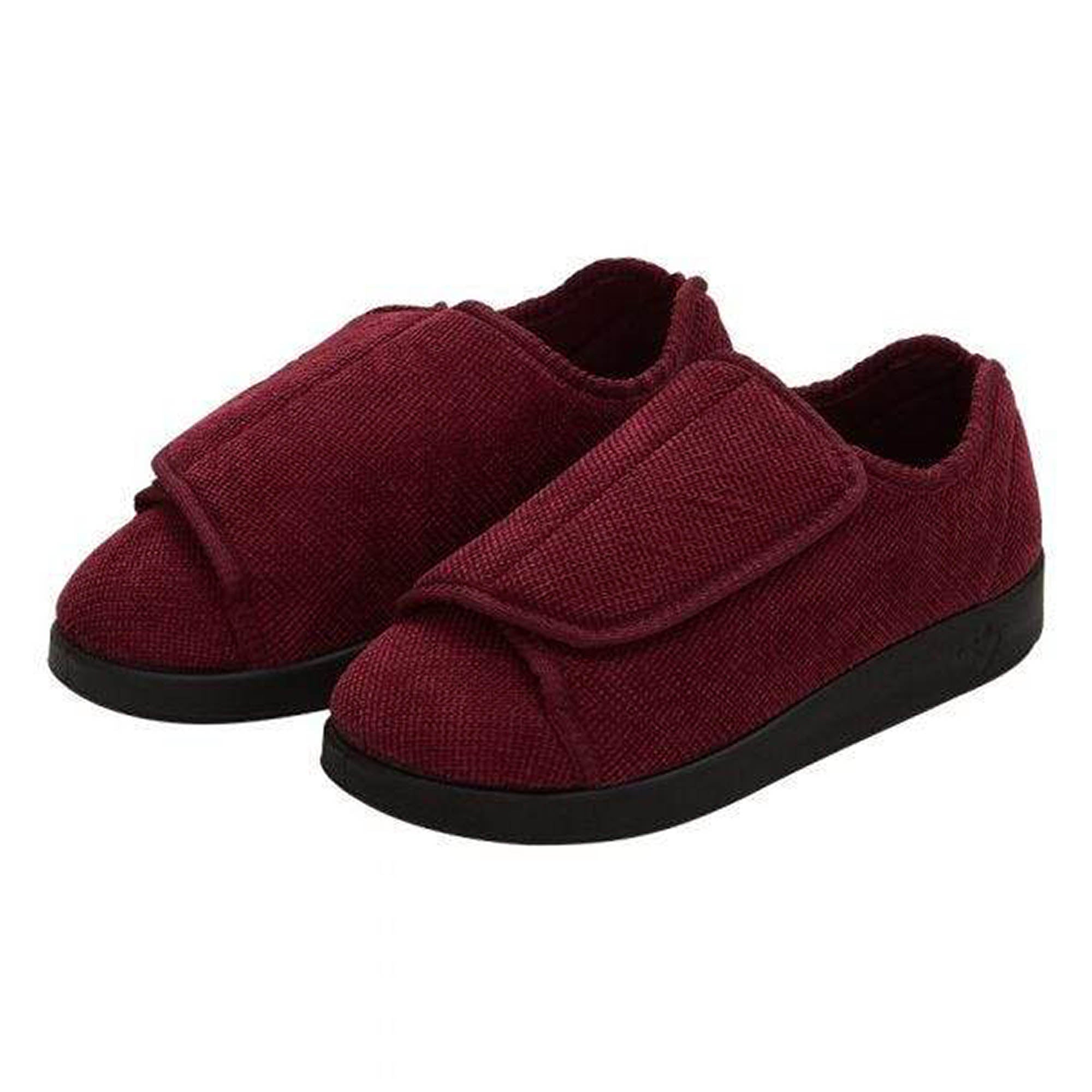 Women's Antimicrobial Extra Extra Wide Easy-Closure Slippers、mySite、camillekostekn