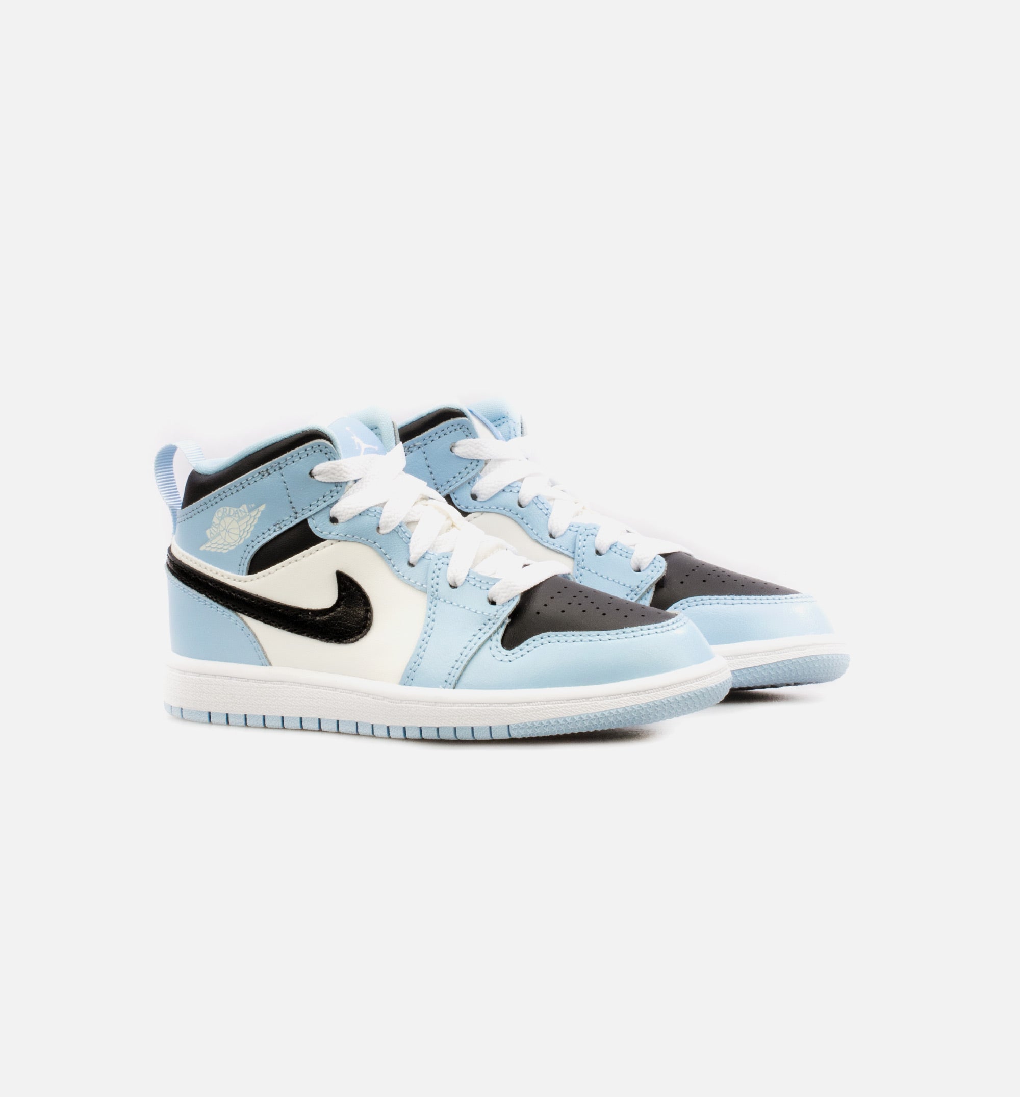 Air Jordan 1 Mid Preschool Lifestyle Shoe - Blue/Black、mySite、dreamappss