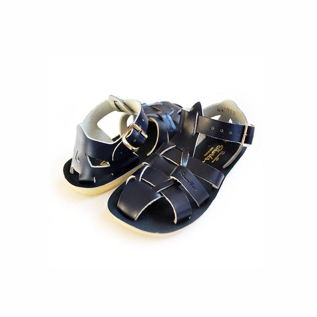  Salt-Water Sun-San Kid's Sandals - Shark - Navy、mySite、merchandisen