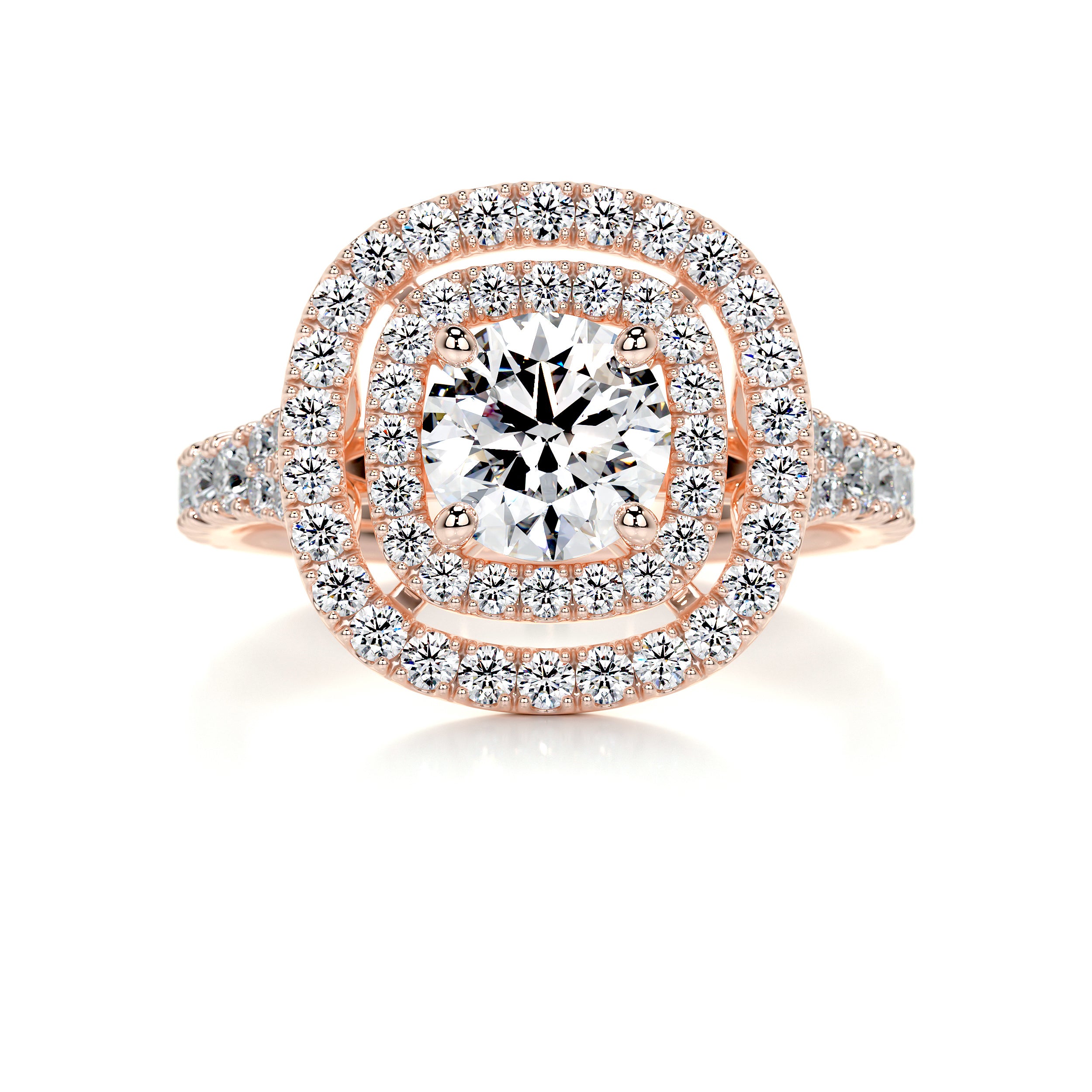 Natalie Diamond Engagement Ring -14K Rose Gold、mySite、hinf8tx79