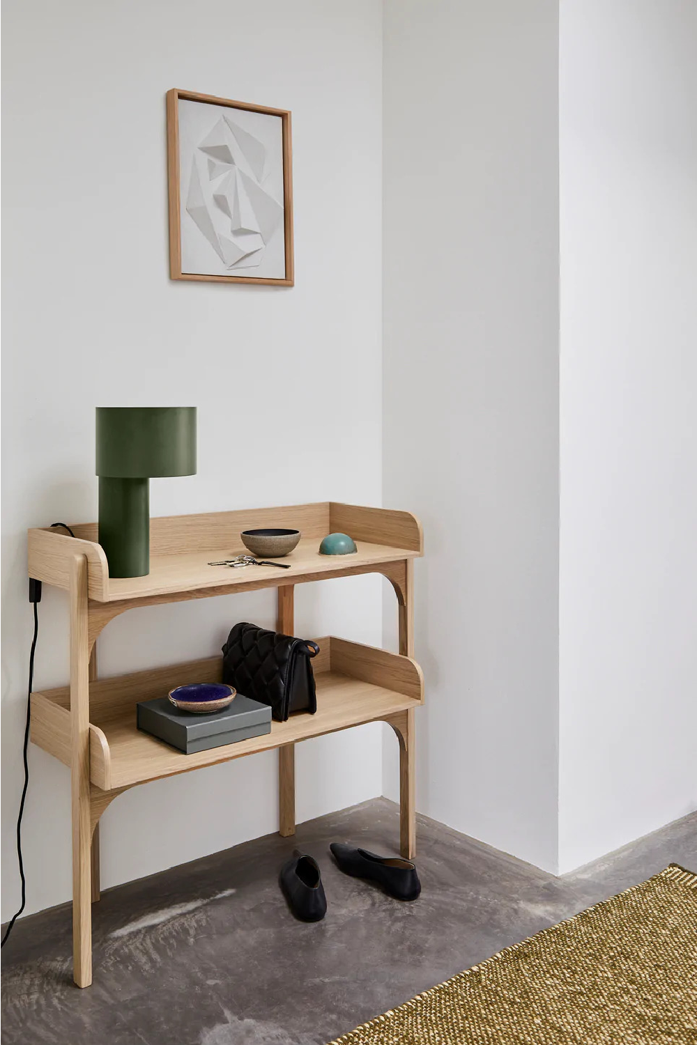 Oak Minimalist Utility Shelf | WOUD、mySite、neckold