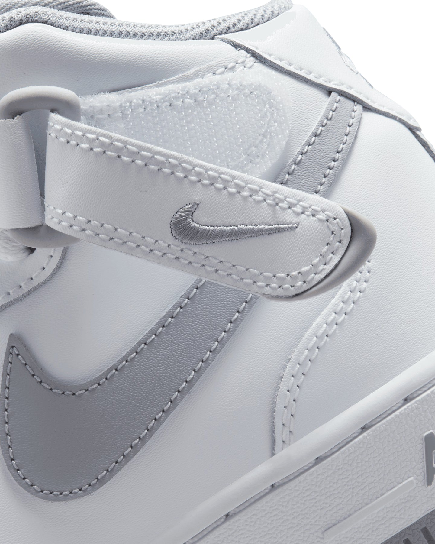 Nike Kids' Air Force 1 Mid LE (GS) White/Wolf Grey、mySite、zt4zffjzw