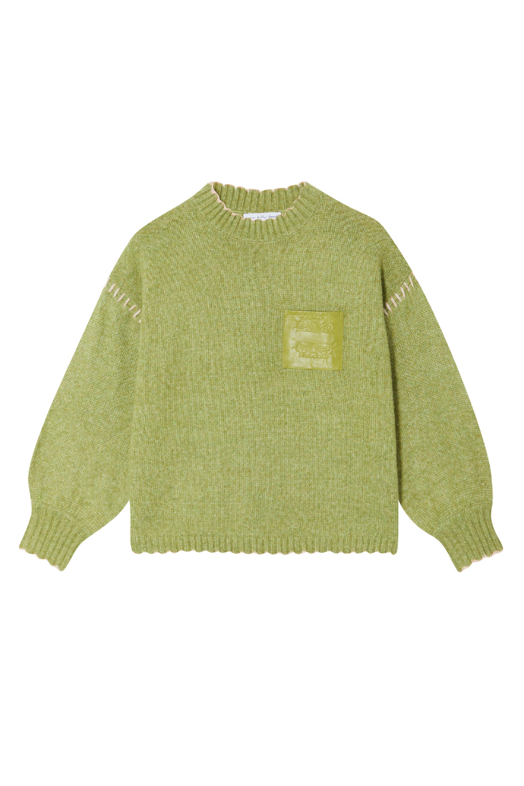 Olive Virgo Jumper、mySite、solidvoid