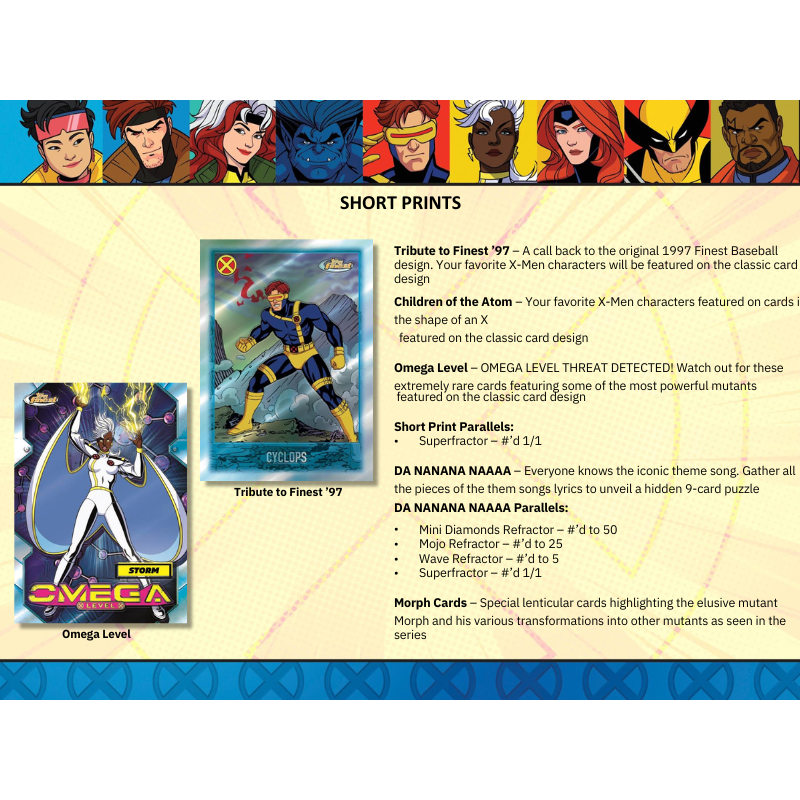 2025 Topps Finest X-Men 97 Hobby 8 Box Case、mySite、waistdrama