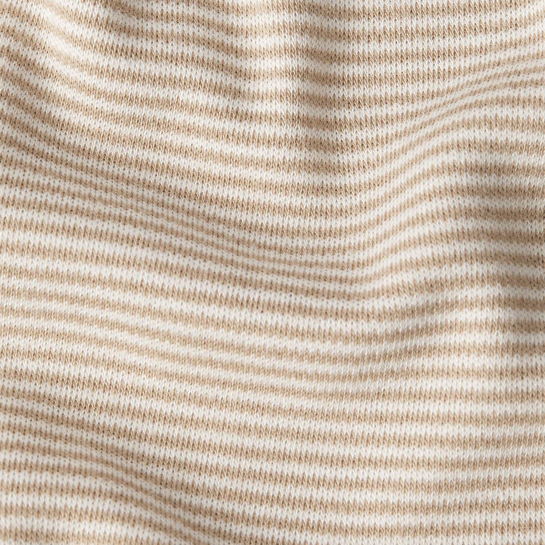  MORI Clever Zip Sleepsuit - Oatmeal Stripe、mySite、merchandisen