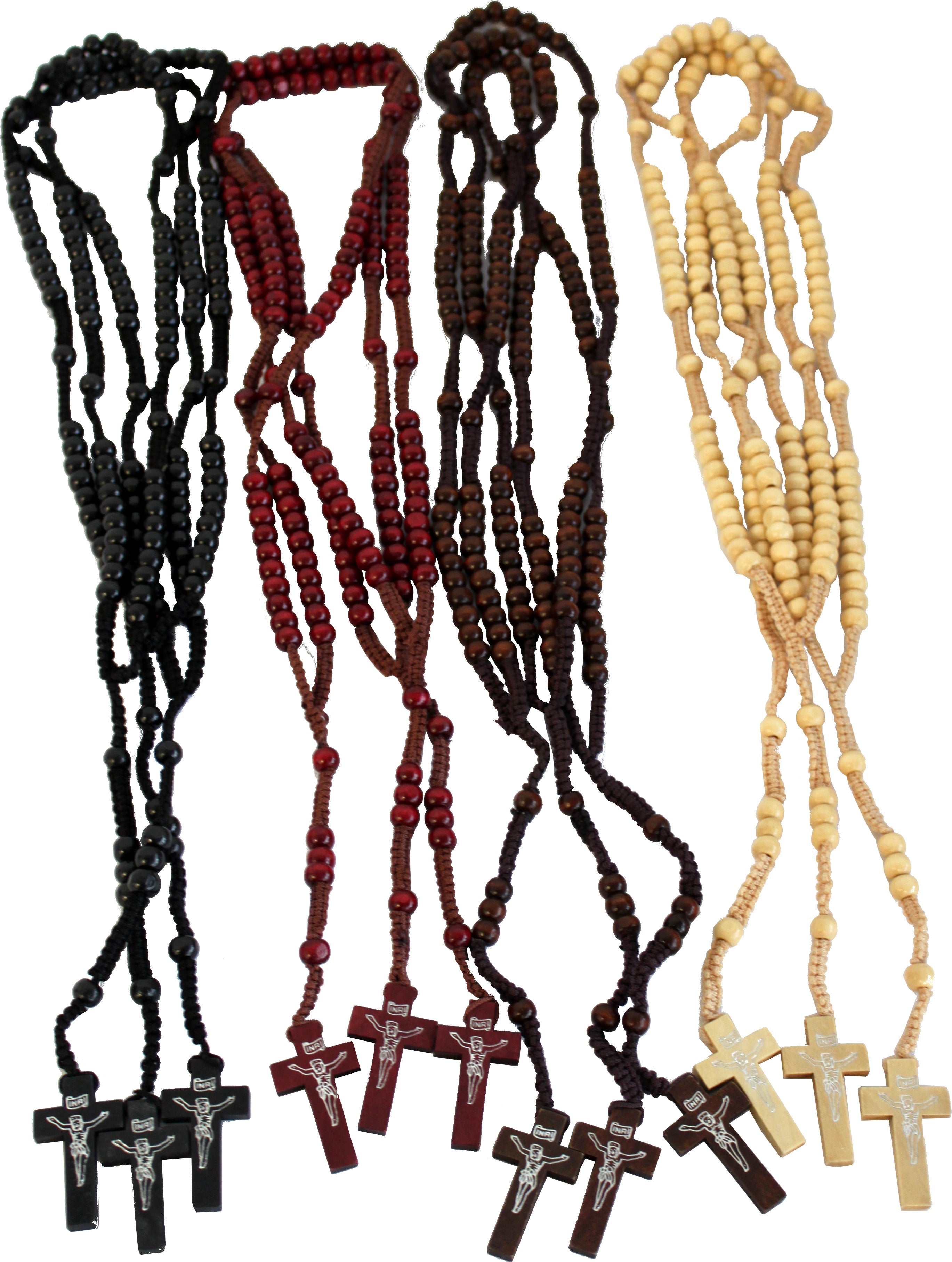 Dozen-12pcs Authentic Wooden Beads Rosaries From Nazareth Holy Land、mySite、topwebapps
