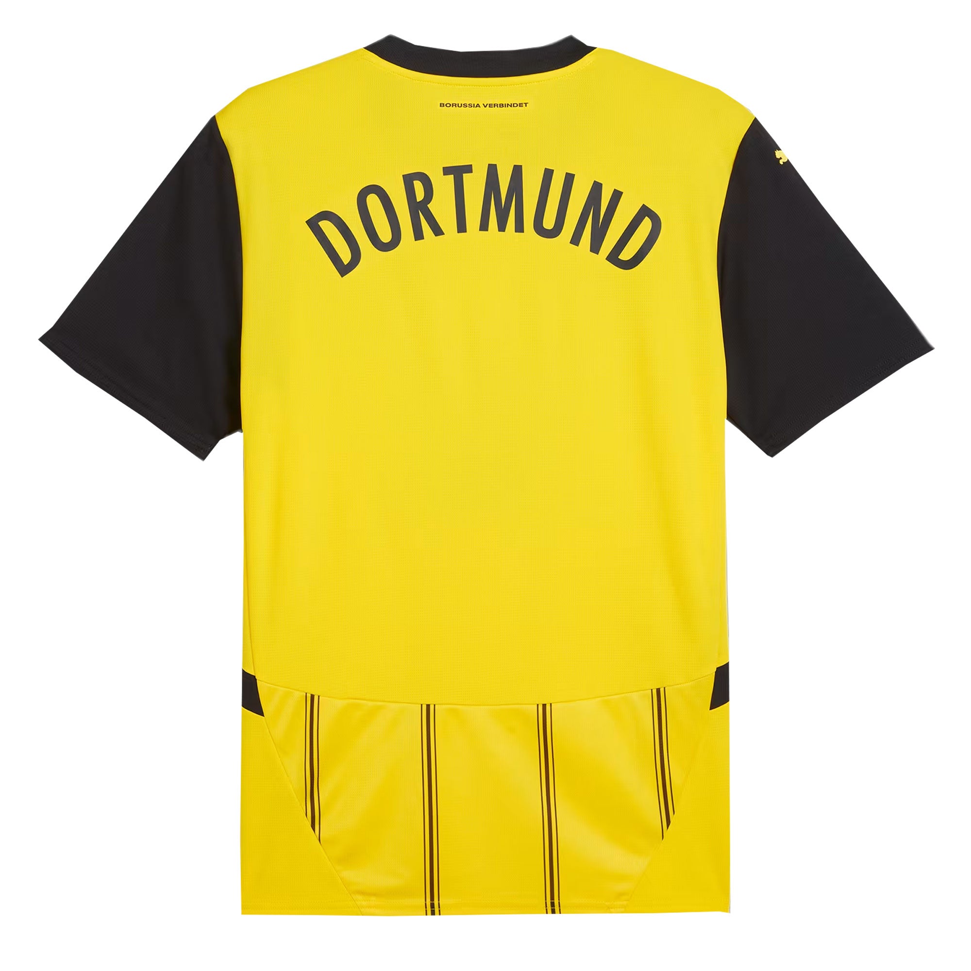 PUMA Men's Borussia Dortmund 2024/25 Home Jersey Yellow/Black、mySite、bottomscart