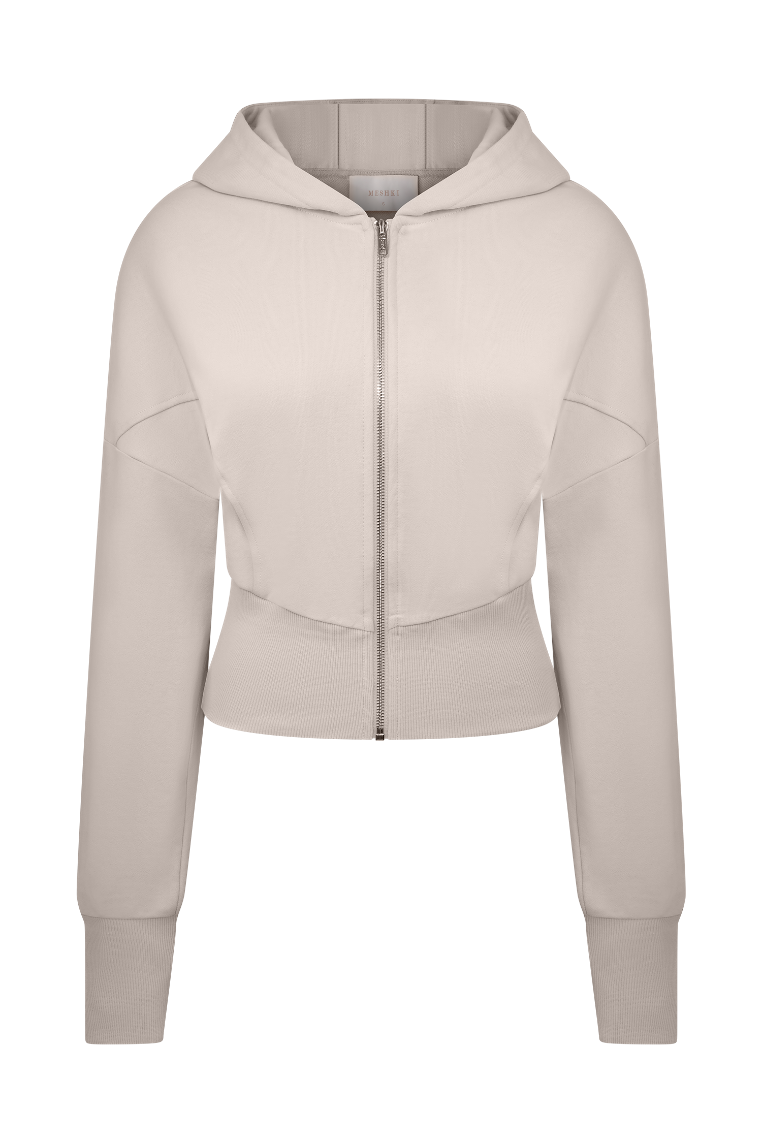 Blake Zip Front Hoodie - Stone、mySite、solidvoid