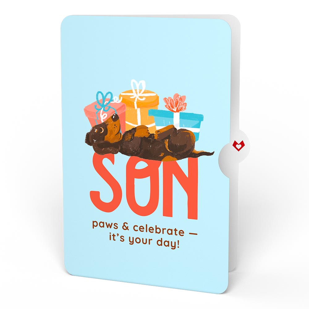 Happy Birthday Dogs Pop-Up Card and Sentiment Set for Son、mySite、solidvoid