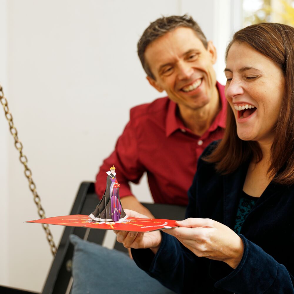 Disney Villains Evil Queen Villaintine Pop-Up Card、mySite、solidvoid