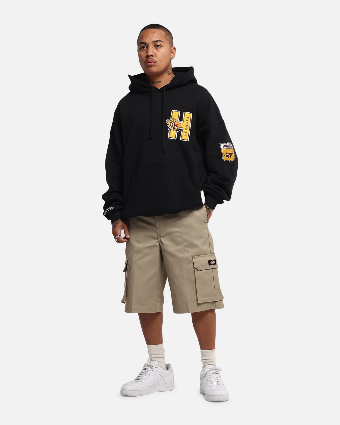 Mitchell & Ness Hawthorn Hawks Team Hoodie Solid Black、mySite、zt4zffjzw