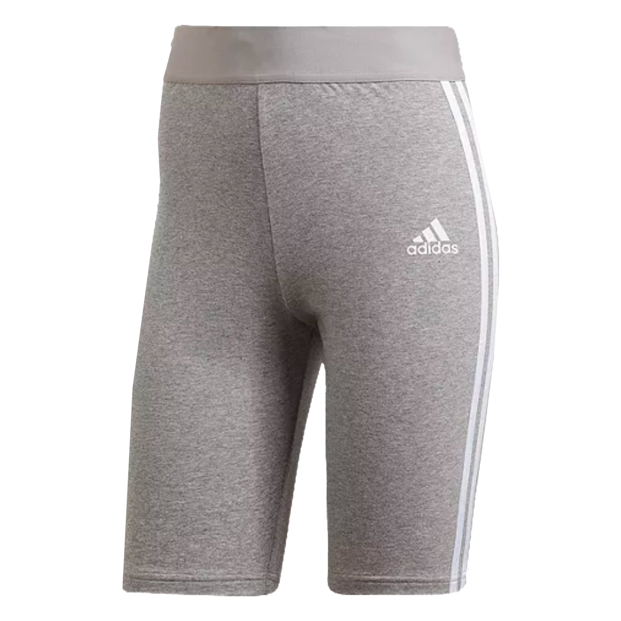 adidas Women's MH 3-Stripes Short Tights Heather Grey、mySite、noshort