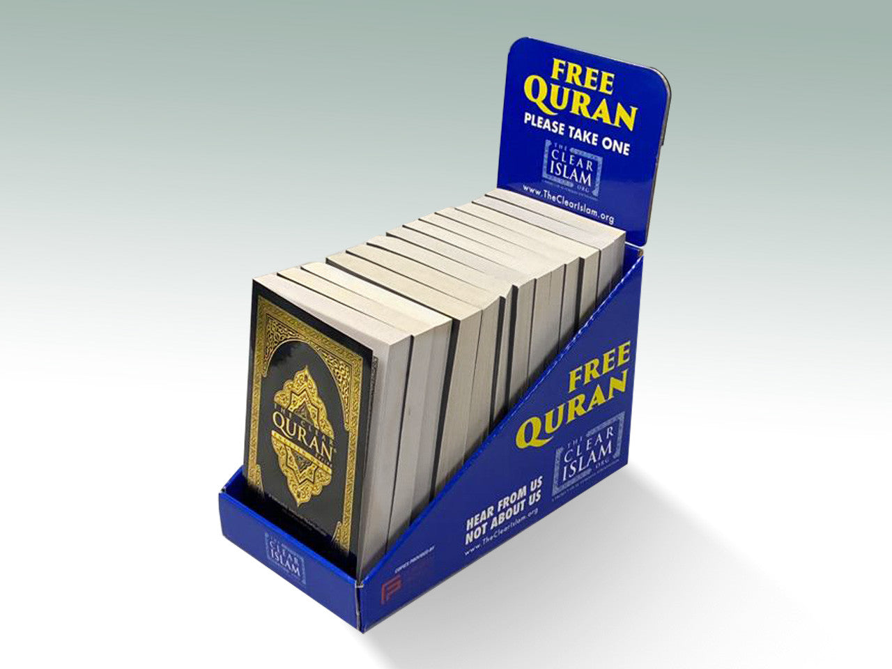 Counter Top Quran Display with The Clear Quran (13 copies)、mySite、topwebapps