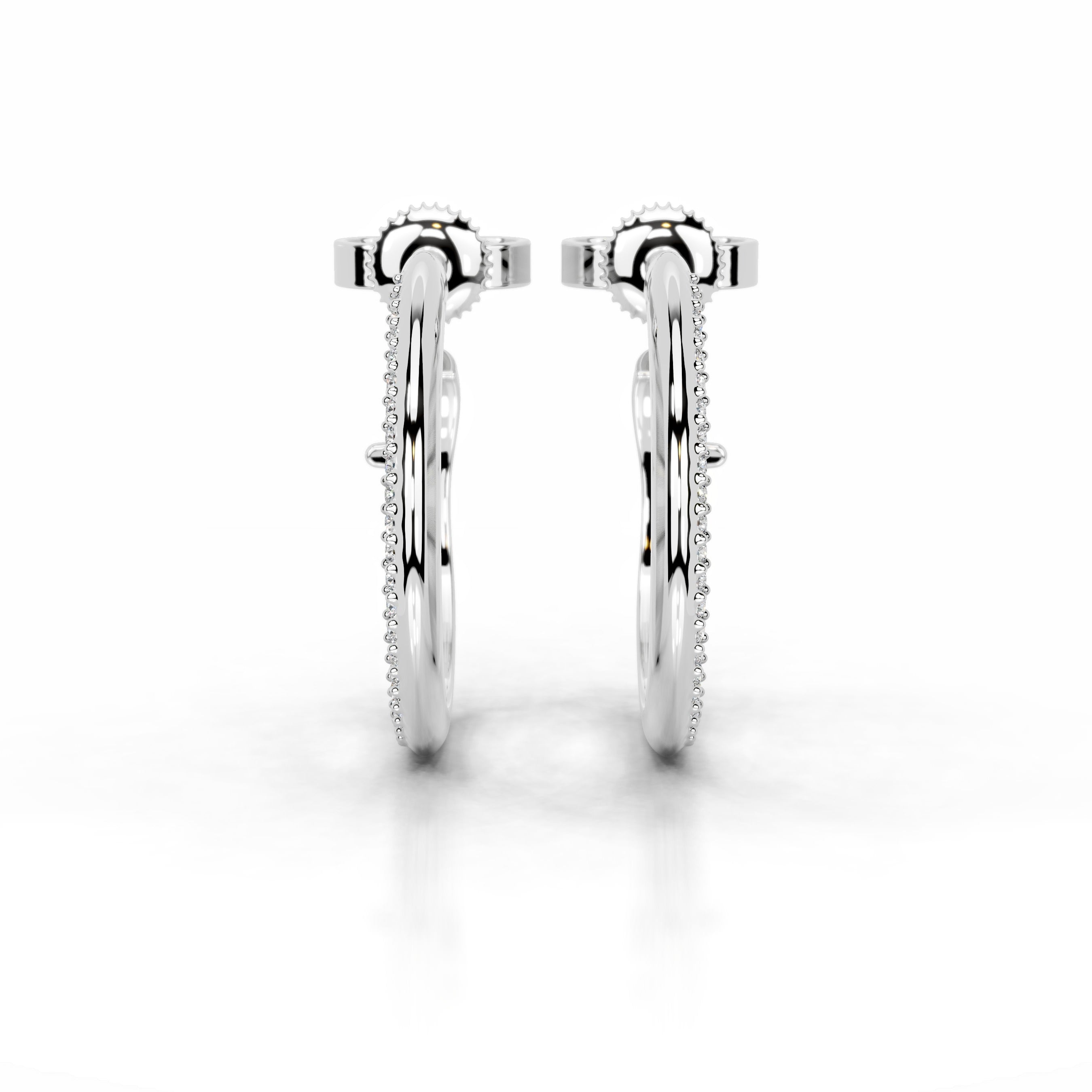 Eternal Love Lab Grown Diamond Earrings - 18K White Gold、mySite、hinf8tx79
