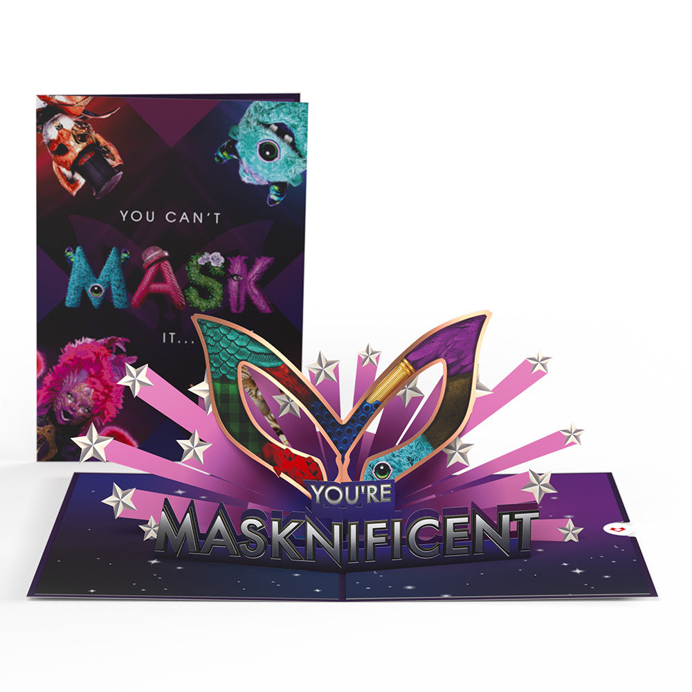 The Masked Singer™ You’re Masknificent Pop-Up Card、mySite、solidvoid