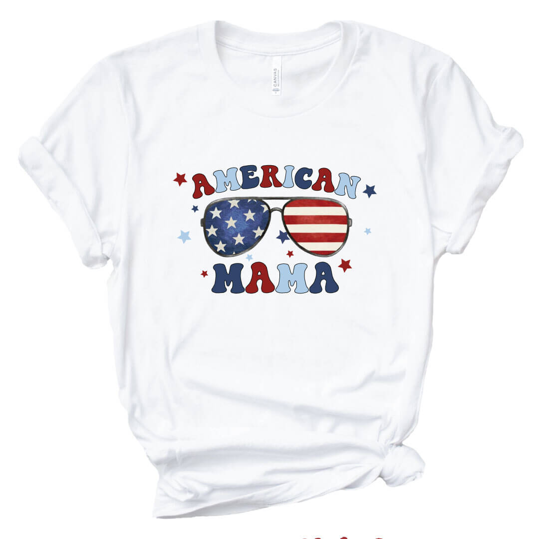  American Mama Graphic Tee | White、mySite、layawaytickets