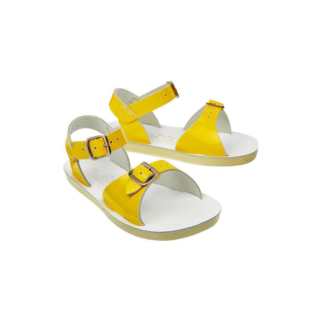  Salt-Water Sun-San Kid's Sandals - Surfer - Shiny Yellow、mySite、merchandisen