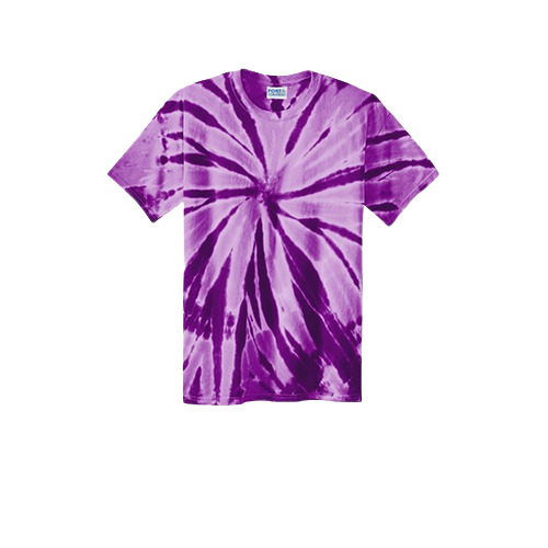 Port & Company Tie-Dye Tee - Purple、mySite、noshort