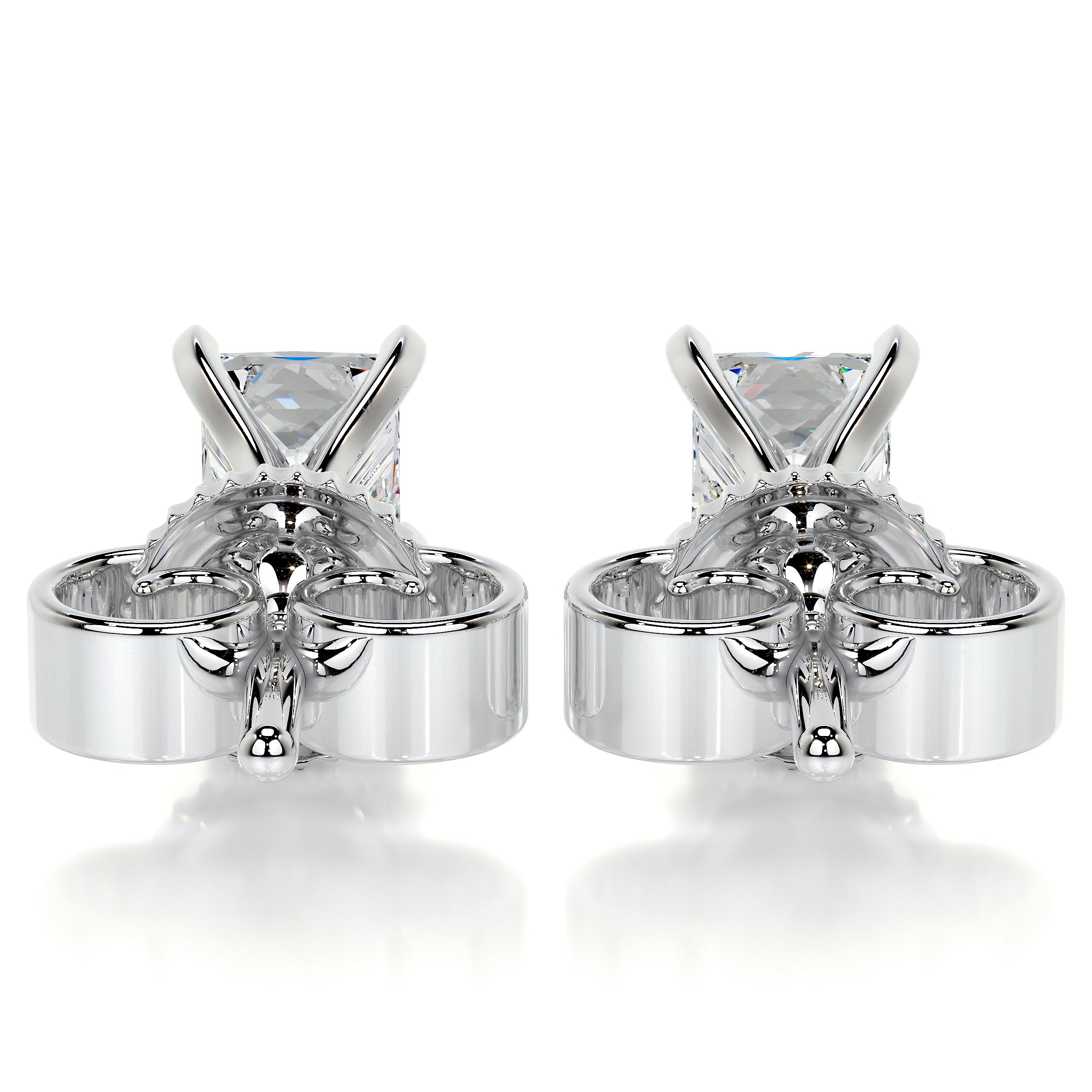 Magnolia Diamond Earrings -14K White Gold、mySite、hinf8tx79