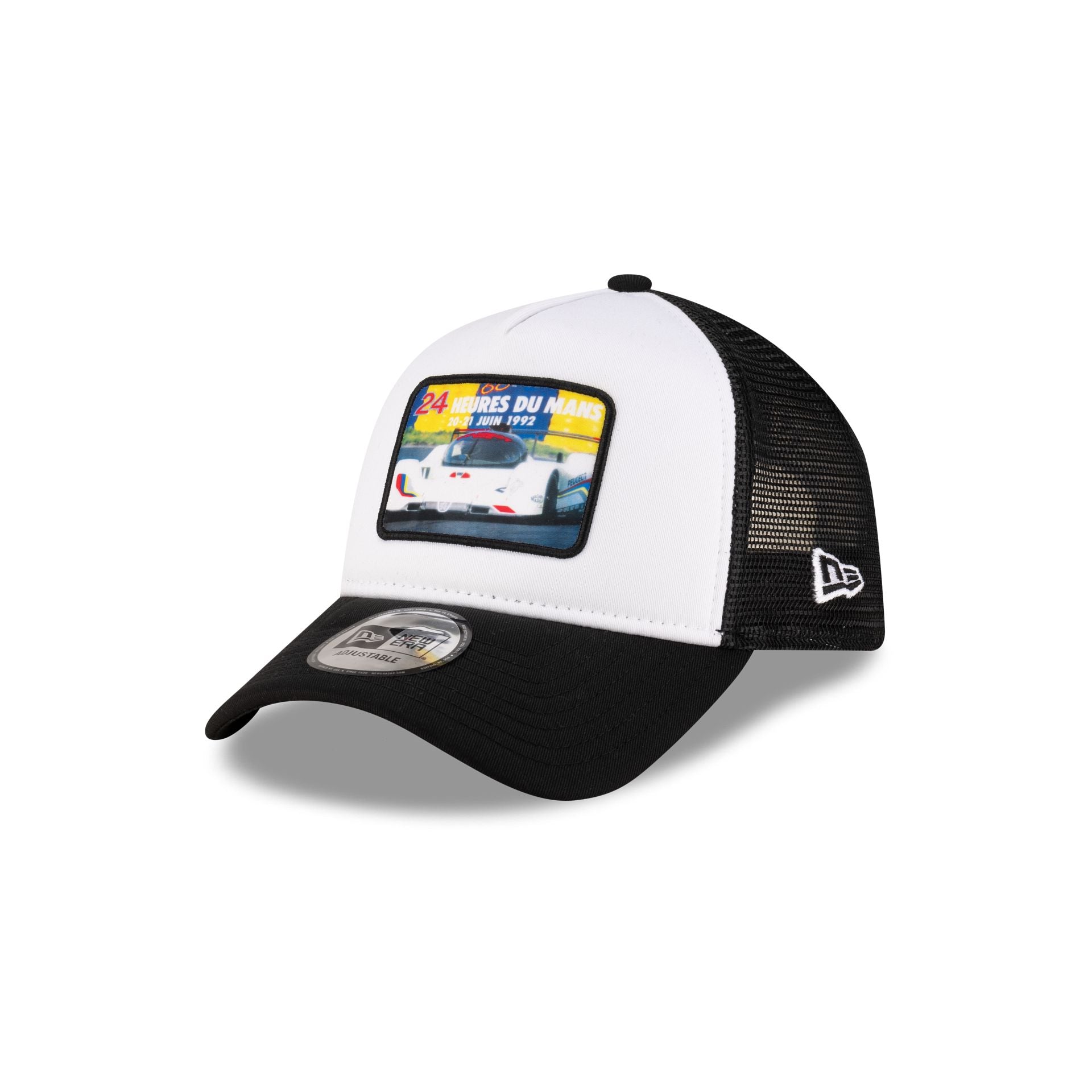 24 Hours of Le Mans Patch Black 9FORTY A-Frame Trucker Hat、mySite、vikingsvslions